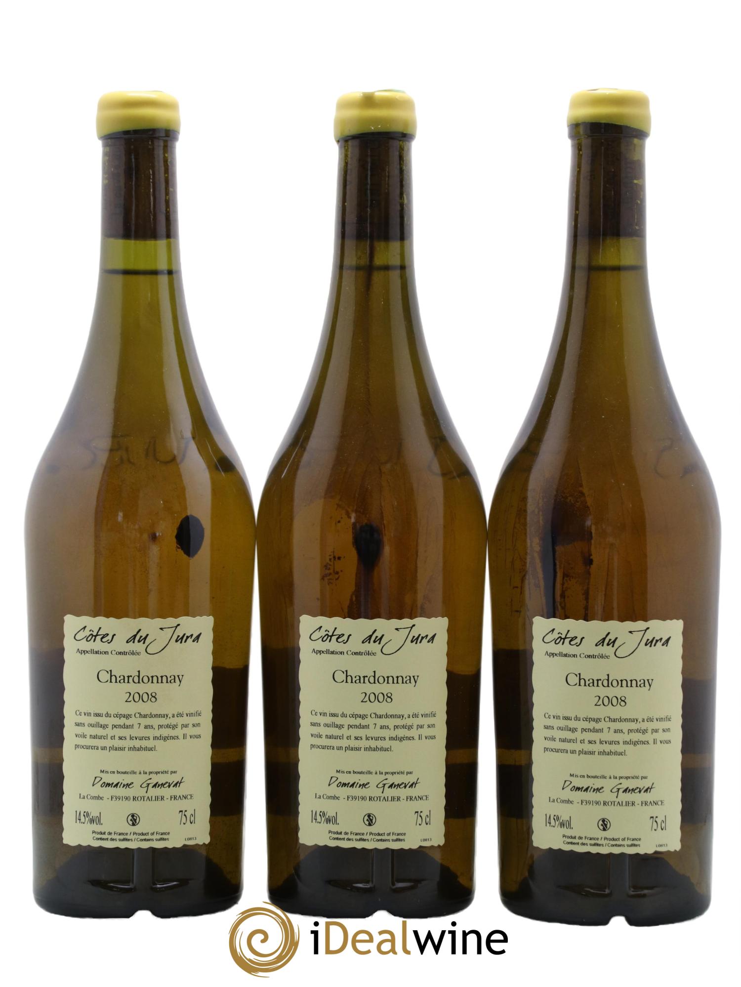 Côtes du Jura Cuvée du Pépé Jean-François Ganevat (Domaine) 2008 - Lot de 3 bouteilles - 1