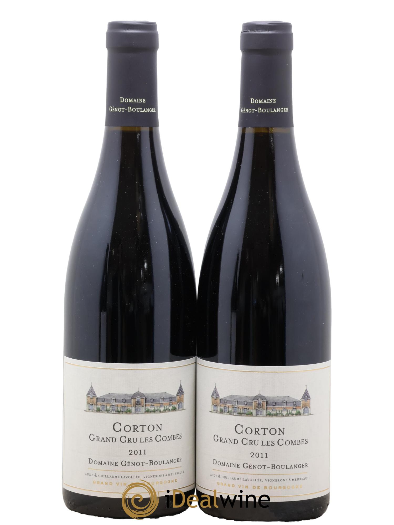 Corton Grand Cru Les Combes Génot-Boulanger (Domaine) 2011 - Posten von 2 Flaschen - 0