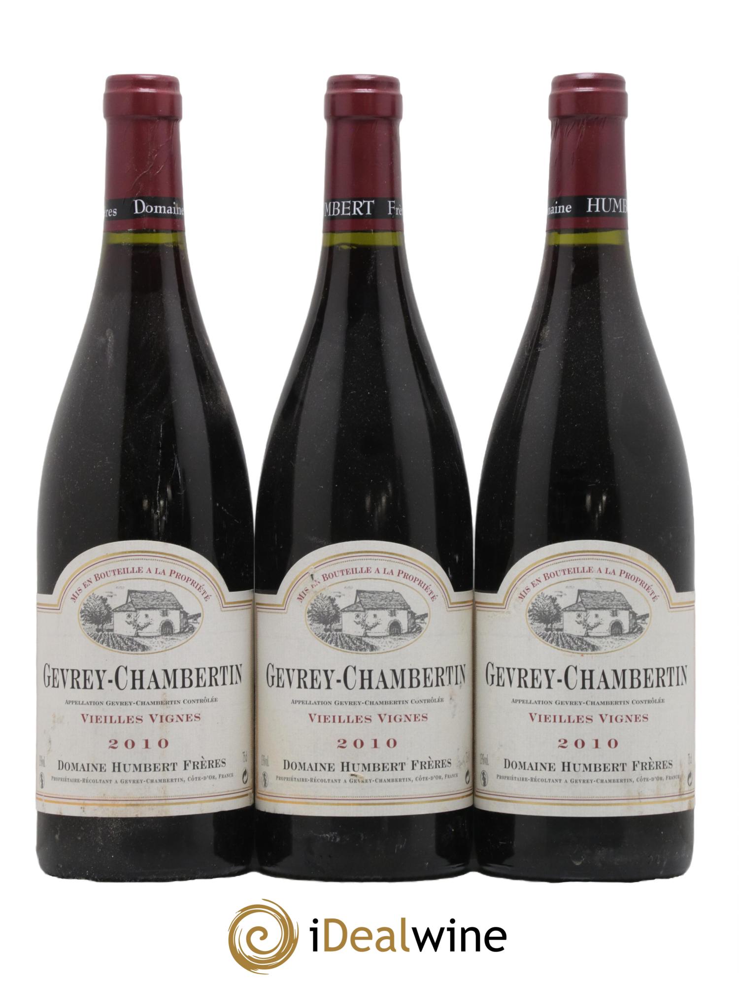 Gevrey-Chambertin Vieilles vignes Humbert (Domaine) 2010 - Lotto di 3 bottiglie - 0