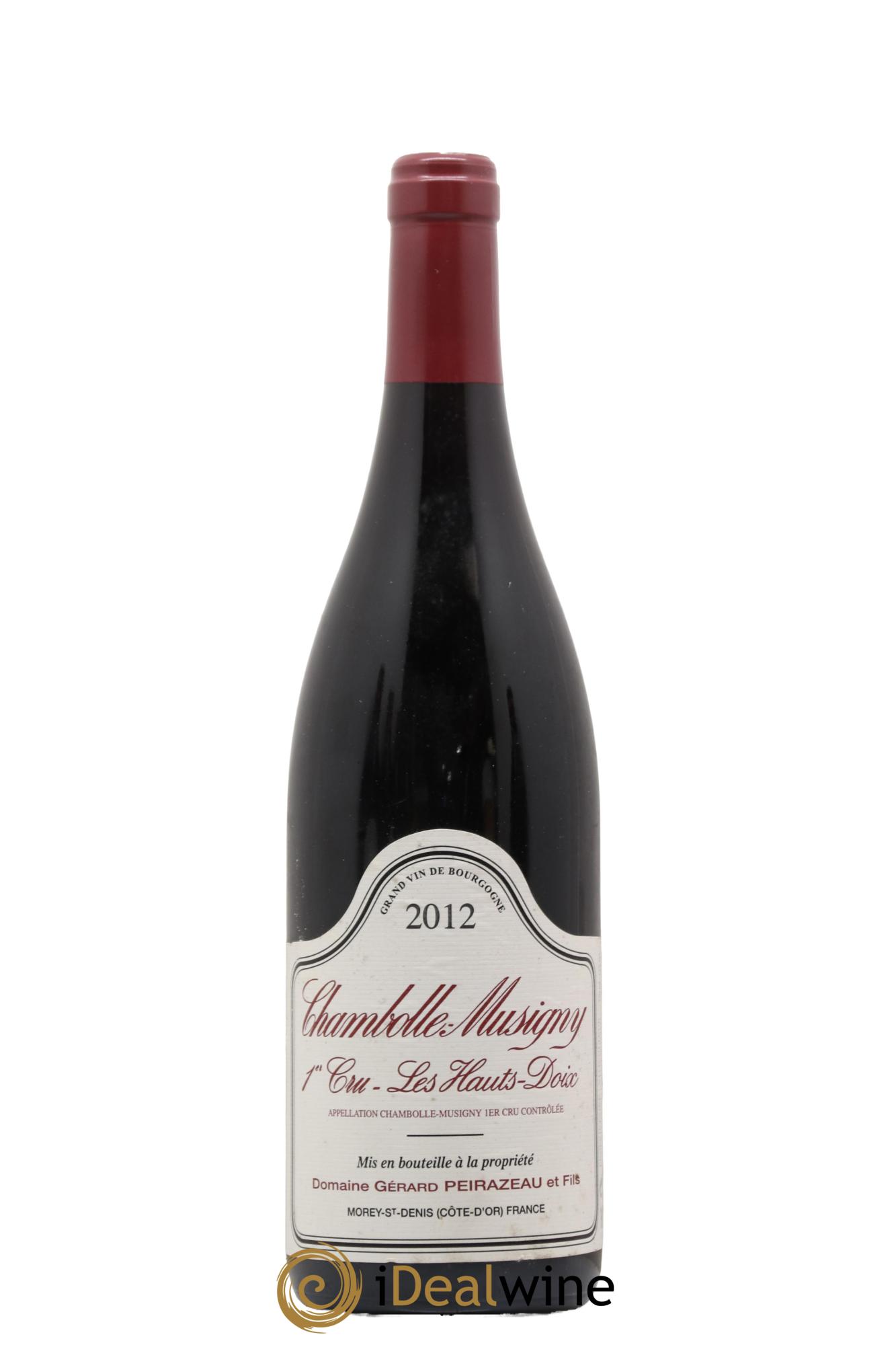 Chambolle-Musigny 1er Cru Les Hauts Doix Peirazeau (Domaine) 2012 - Lot de 1 bouteille - 0