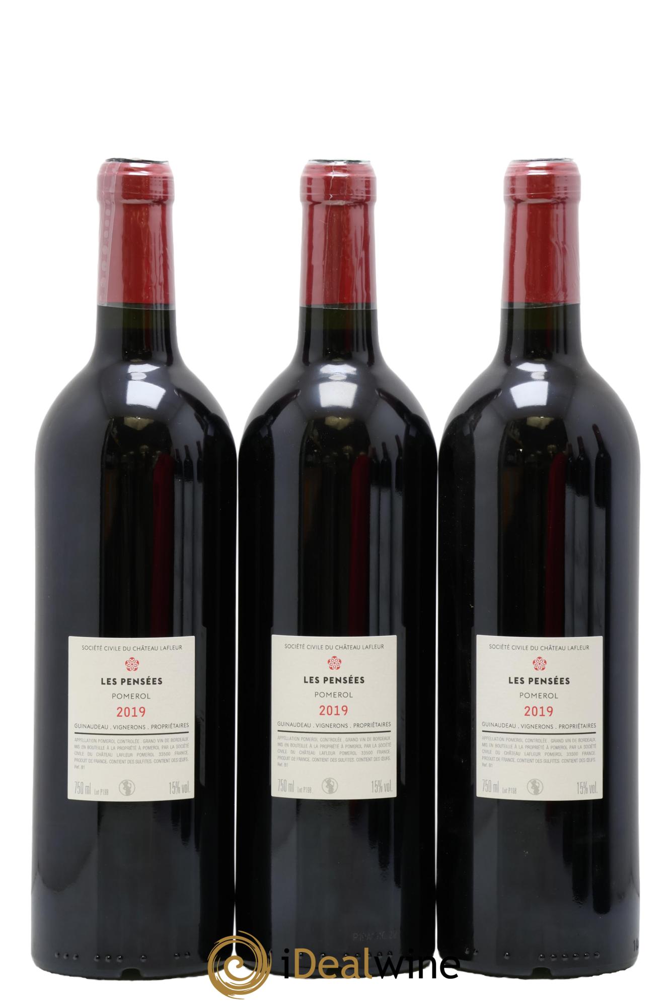 Pensées de Lafleur Second Vin  2019 - Posten von 6 Flaschen - 1