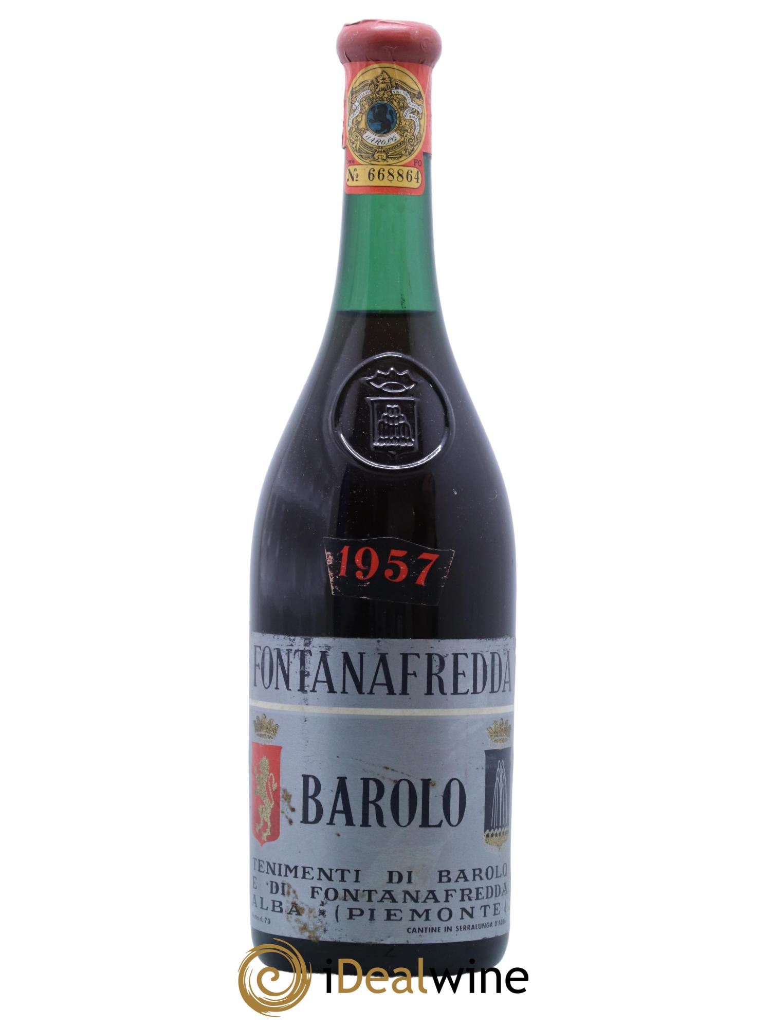 Barolo Fontanafredda 1957 - Posten von 1 Flasche - 0