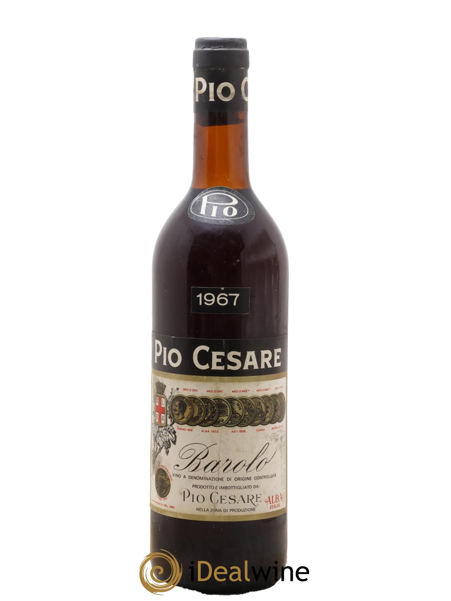 Barolo DOCG Pio Cesare 1967 - Lotto di 1 bottiglia - 0