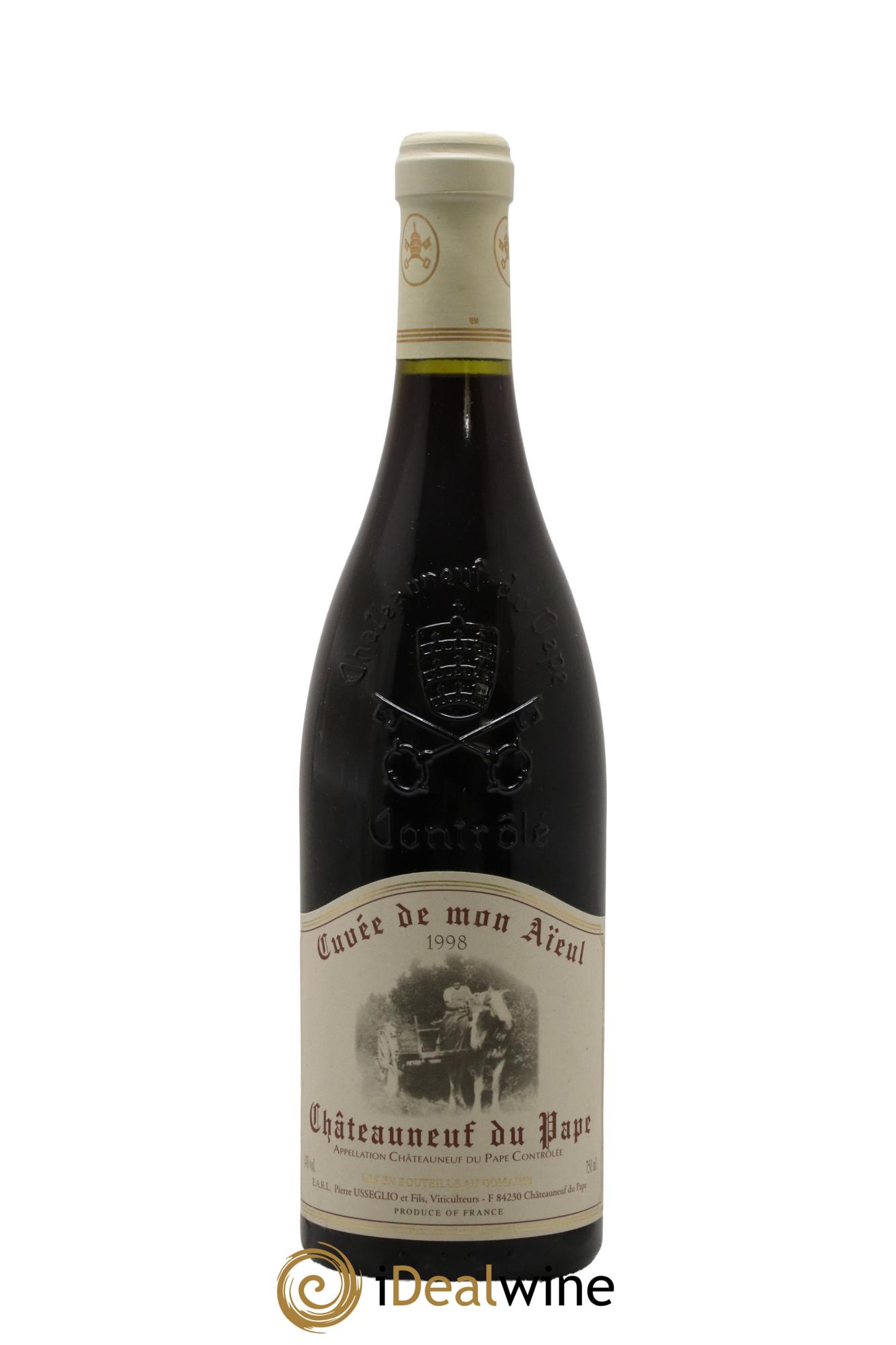 Châteauneuf-du-Pape Cuvée de mon Aïeul Pierre Usseglio & Fils 1998 - Lot de 1 bouteille - 0