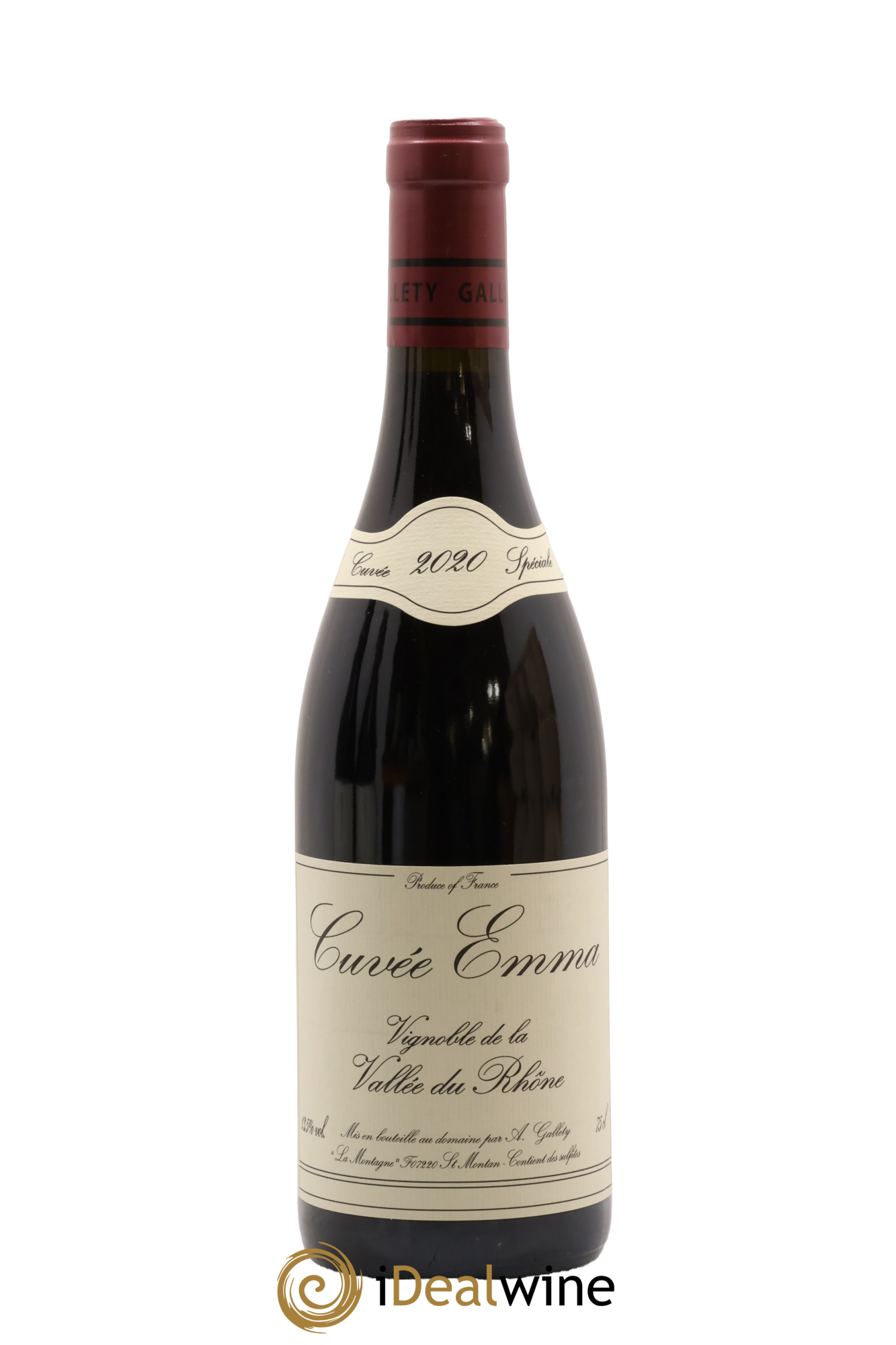 Côtes du Vivarais Cuvée Emma Gallety (Domaine) 2020 - Lotto di 1 bottiglia - 0