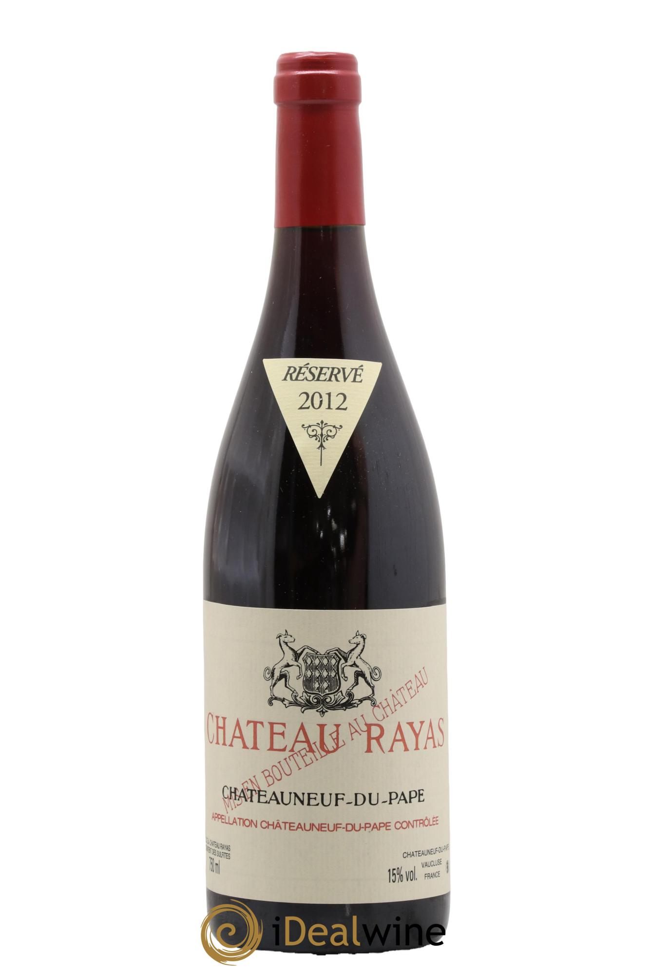 Châteauneuf-du-Pape Château Rayas Emmanuel Reynaud 2012 - Lot de 1 bouteille - 0