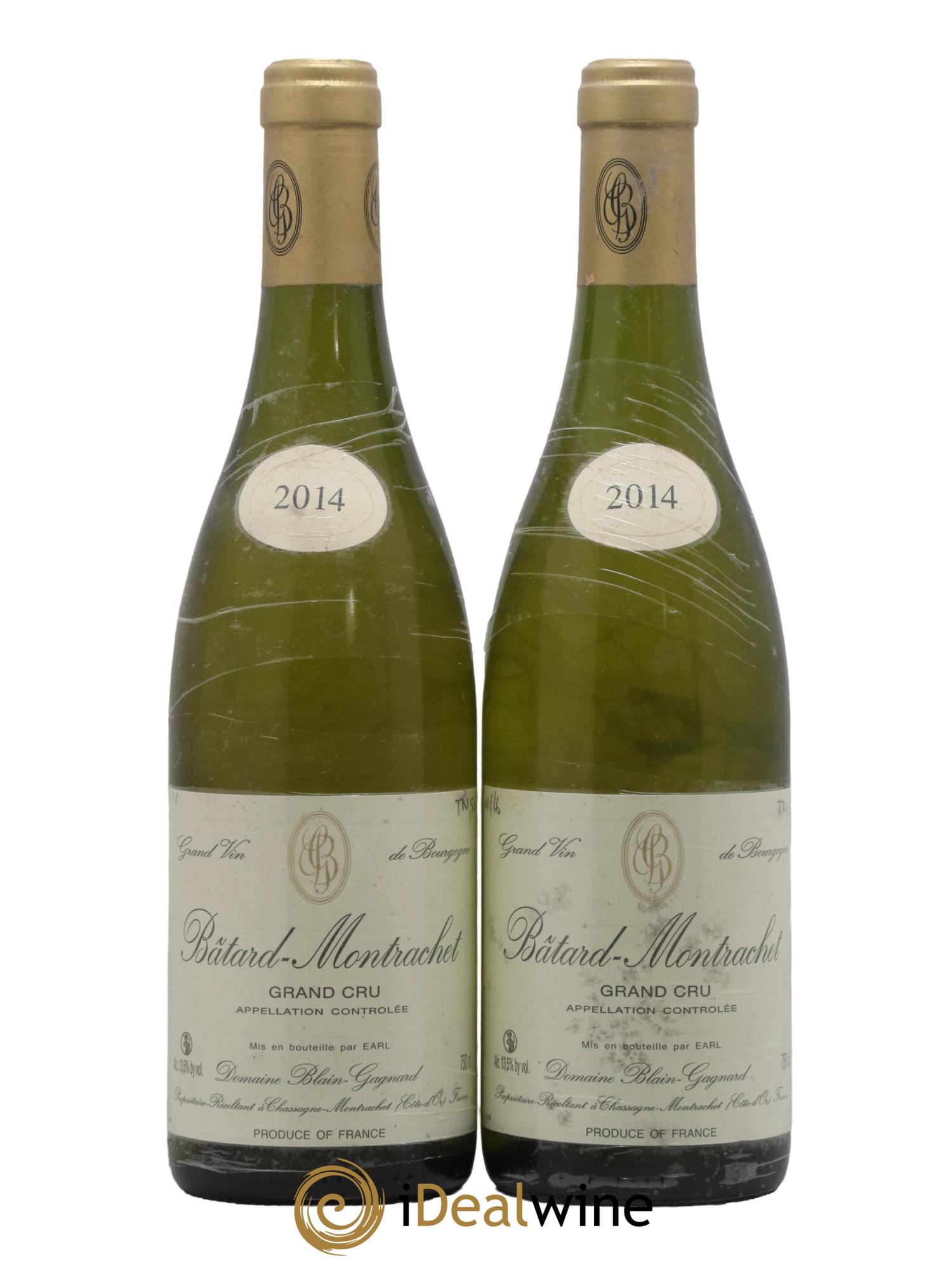 Bâtard-Montrachet Grand Cru Blain-Gagnard (Domaine) 2014 - Lot de 2 bouteilles - 0