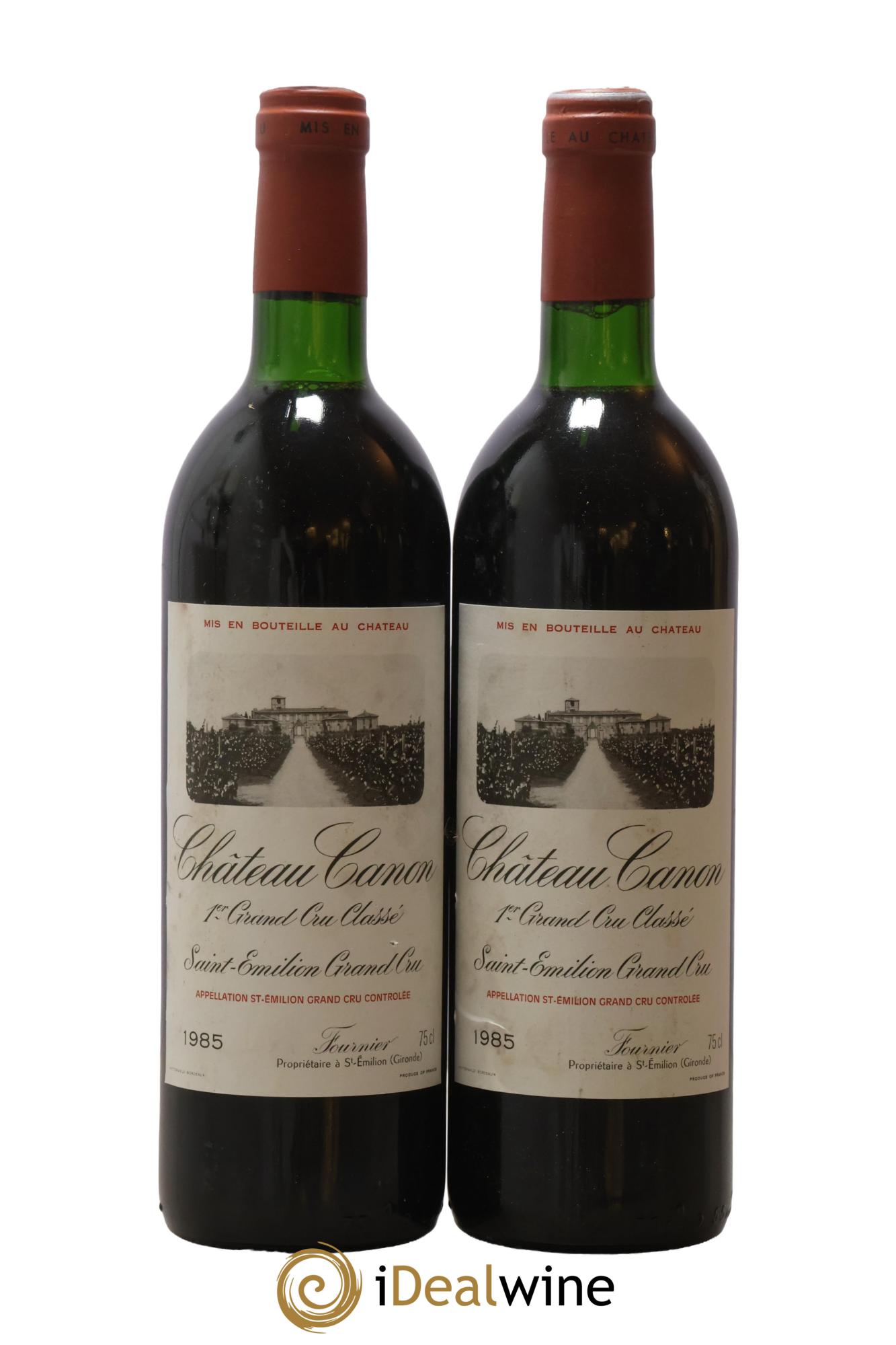 Château Canon 1er Grand Cru Classé B 1985 - Posten von 2 Flaschen - 0
