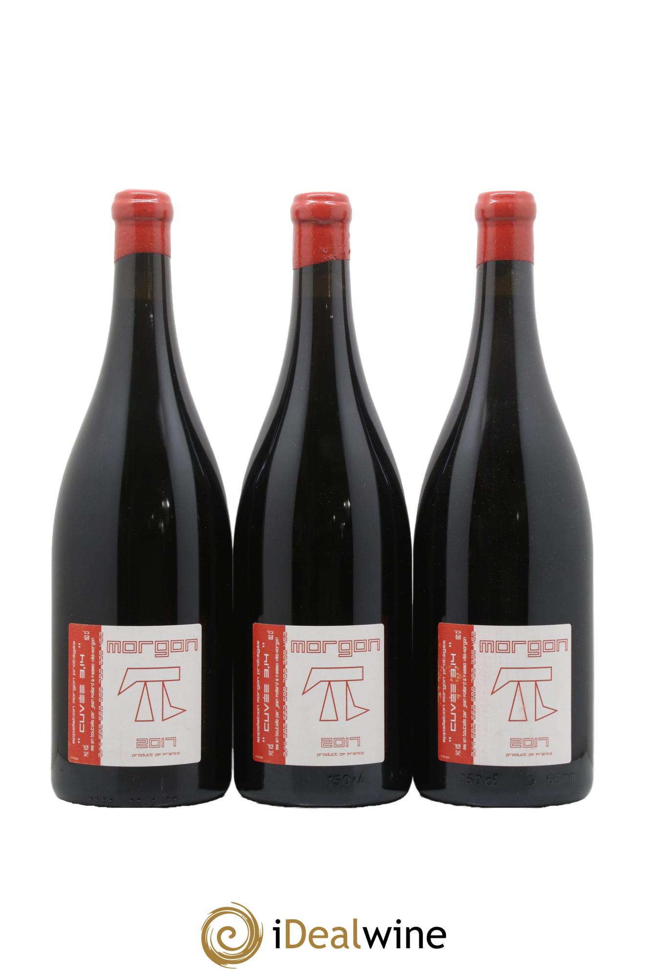 Morgon 3.14 Jean Foillard 2017 - Posten von 3 Magnum - 0
