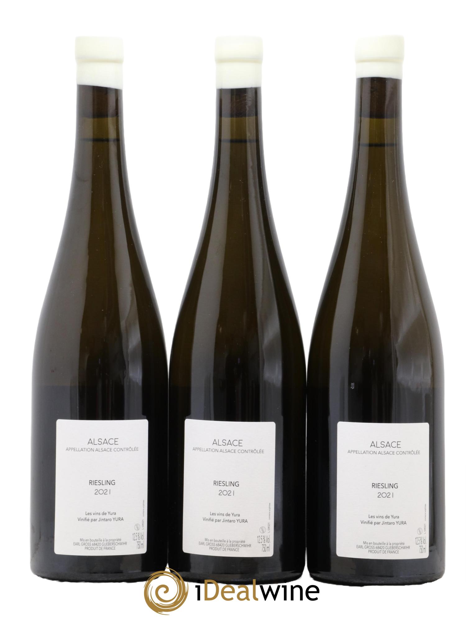 Alsace Le silence et la résonance Jintaro Yura 2021 - Lot de 3 bouteilles - 1
