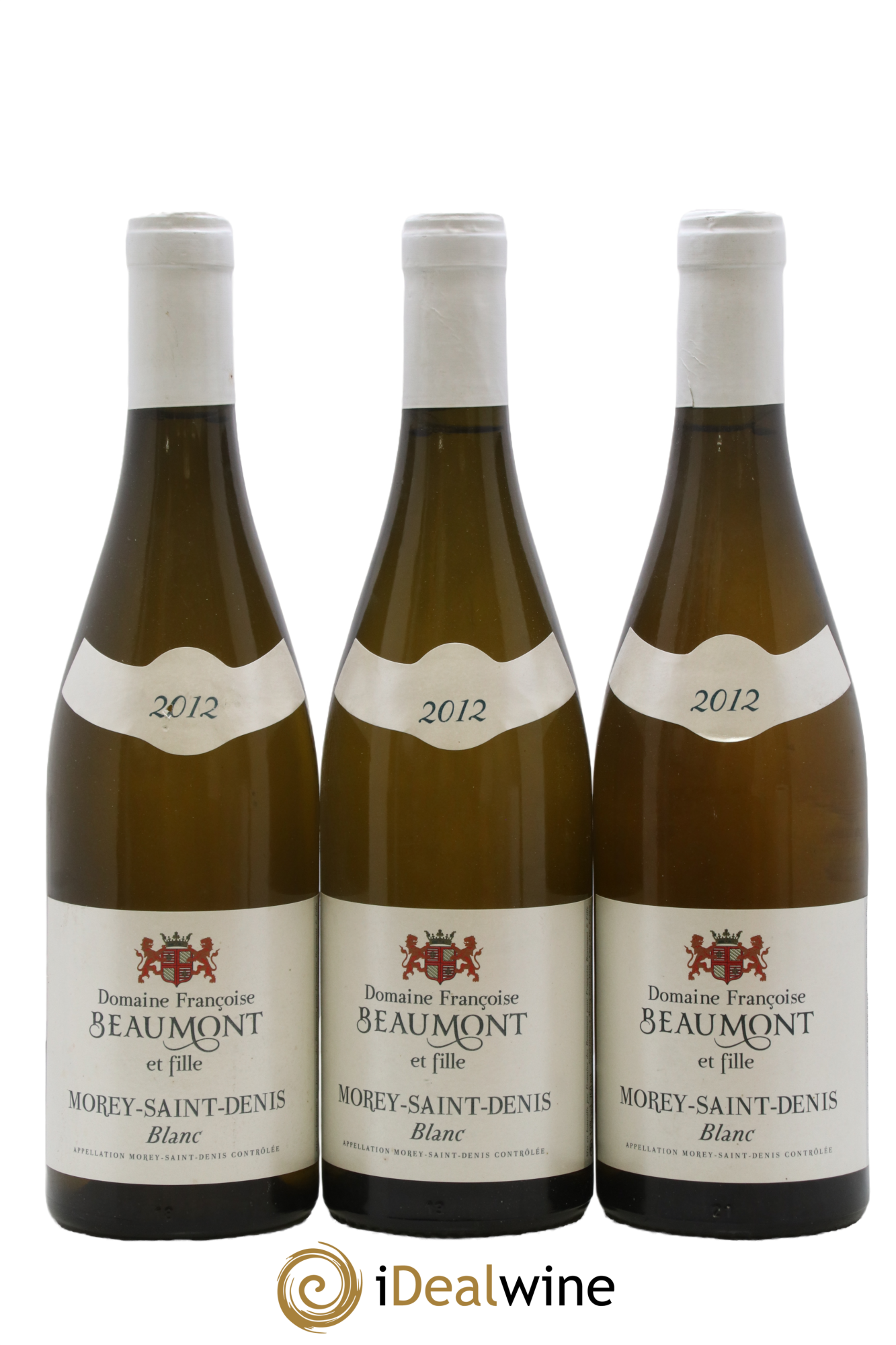 Morey-Saint-Denis Domaine Françoise Beaumont et fille 2012 - Lot de 3 bouteilles - 0