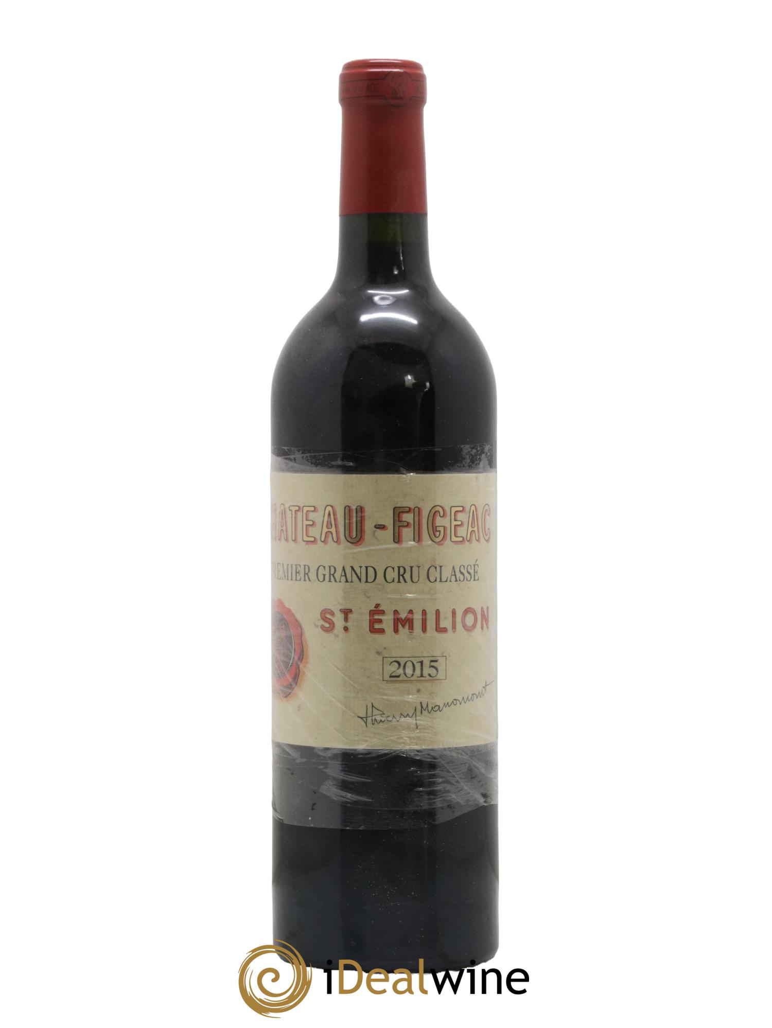 Château Figeac 1er Grand Cru Classé A 2015 - Lot de 1 bouteille - 0