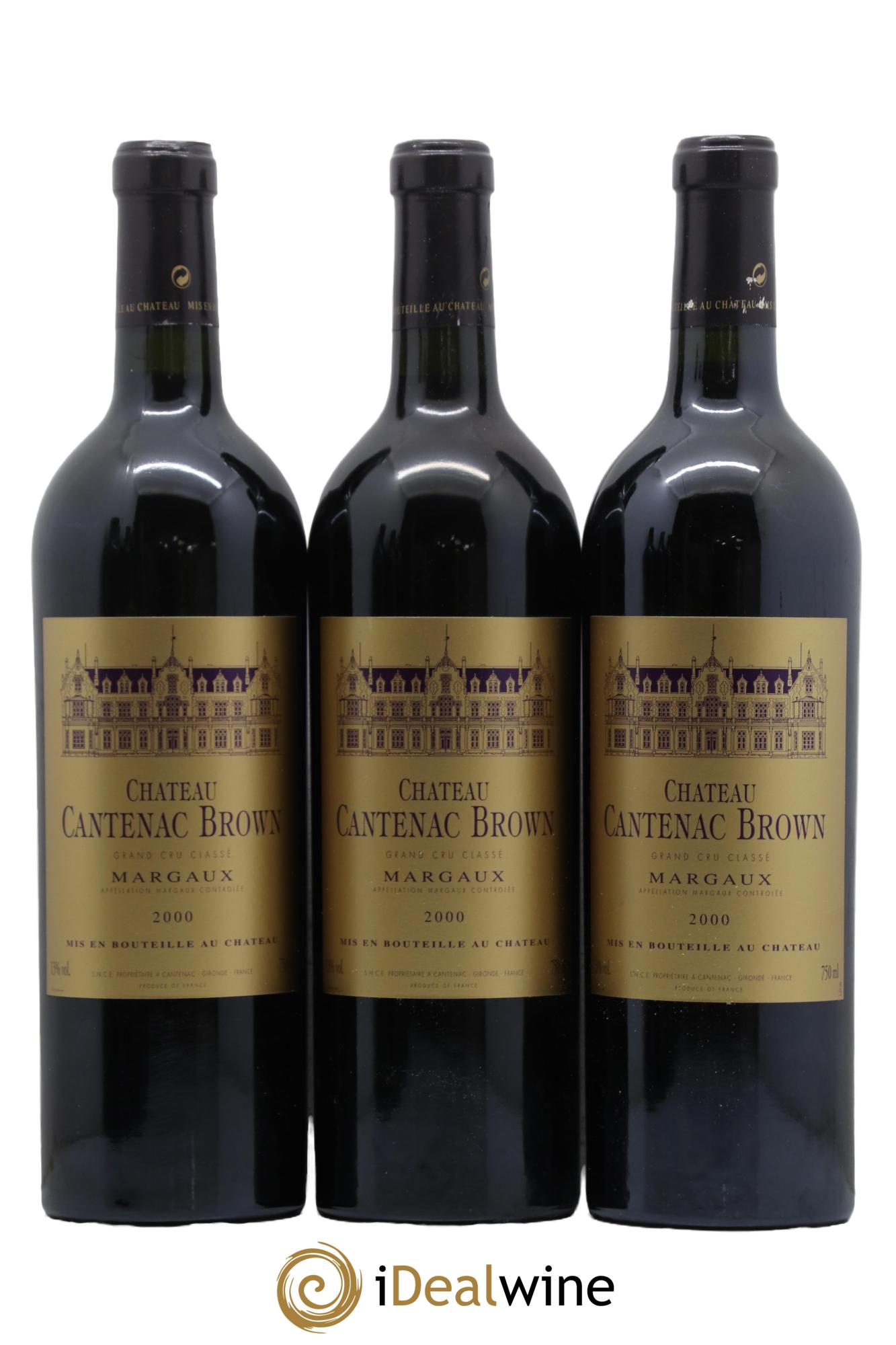 Château Cantenac Brown 3ème Grand Cru Classé  2000 - Posten von 12 Flaschen - 3