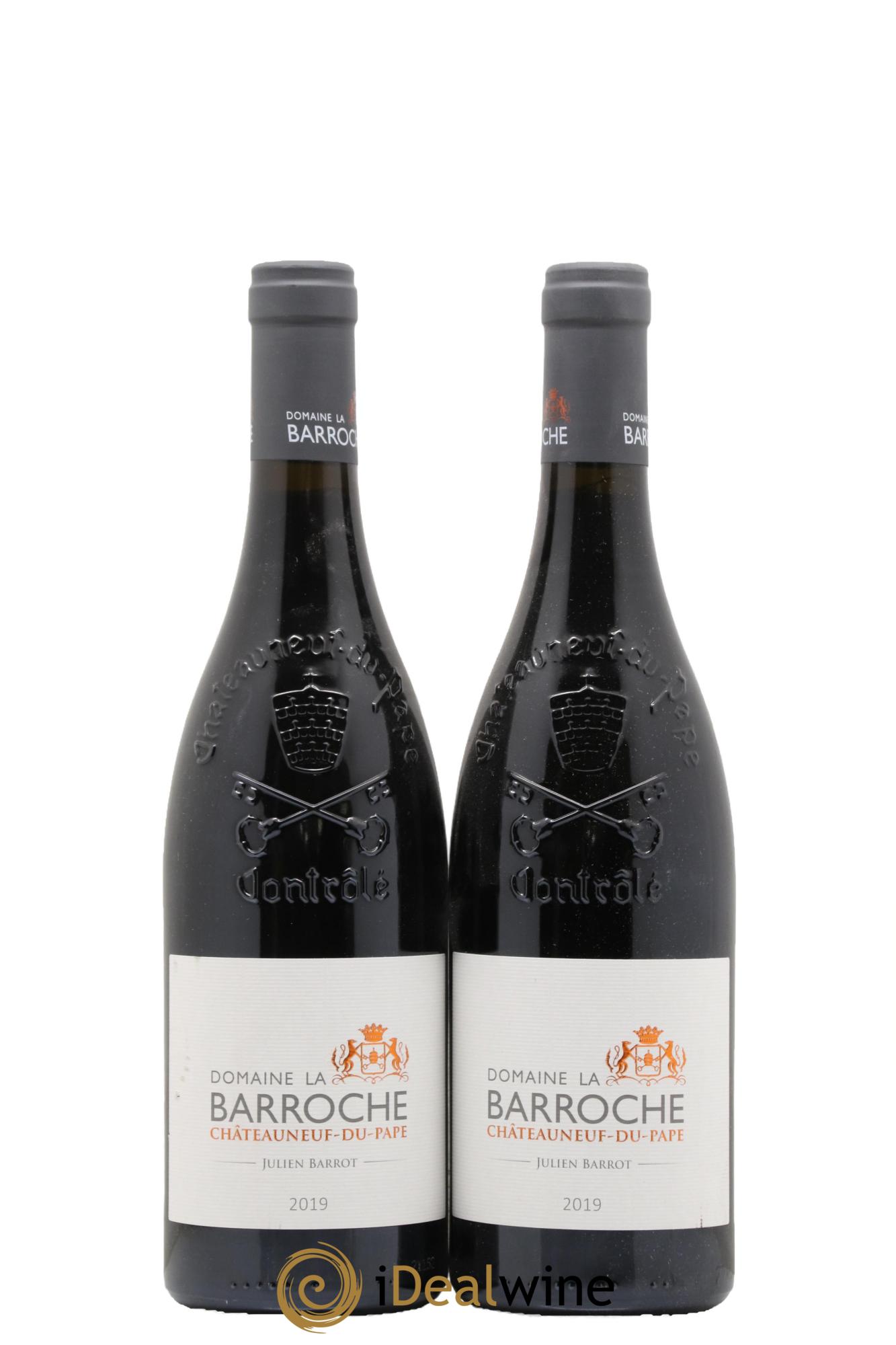 Châteauneuf-du-Pape La Barroche (Domaine de) Julien Barrot 2019 - Lot de 2 bouteilles - 0