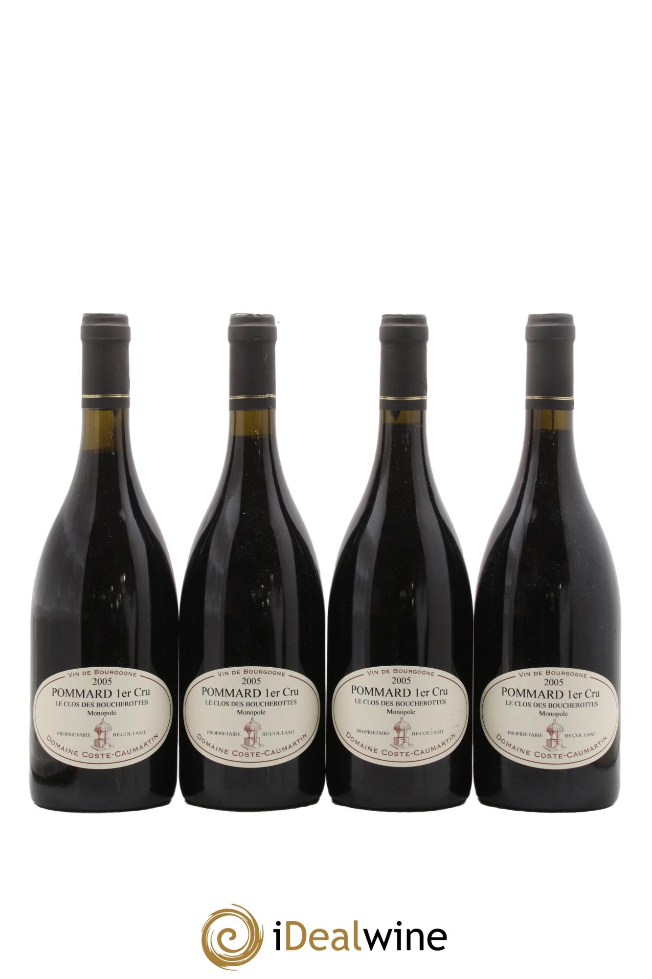 Pommard 1er Cru Clos des Boucherottes Coste-Caumartin 2005 - Lot de 4 bouteilles - 0