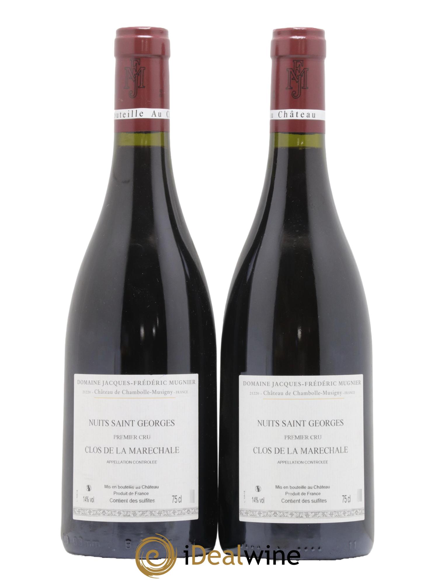 Nuits-Saint-Georges 1er Cru Clos de La Maréchale Jacques-Frédéric Mugnier 2016 - Posten von 2 Flaschen - 1