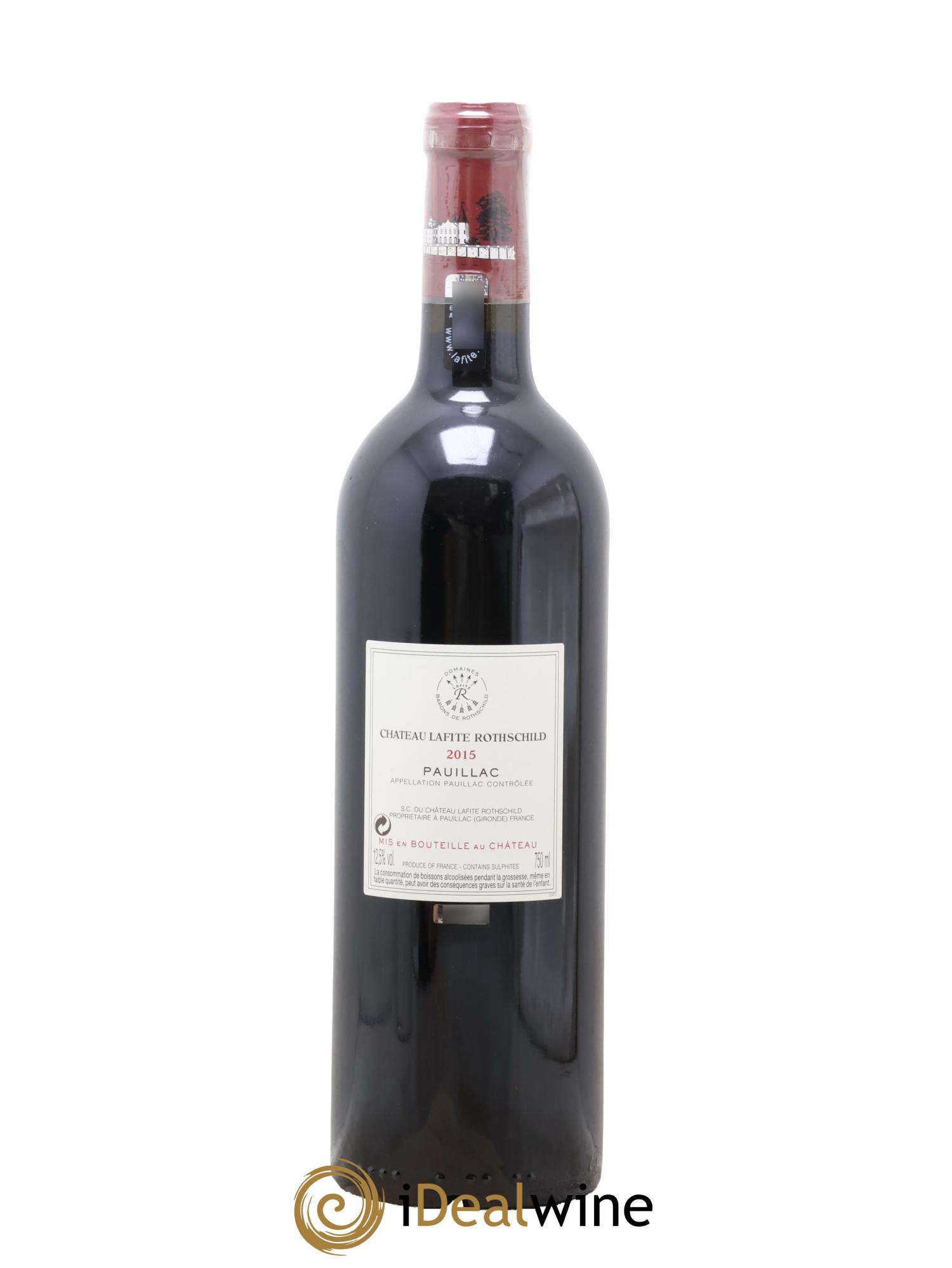 Château Lafite Rothschild 1er Grand Cru Classé 2015 - Posten von 1 Flasche - 1
