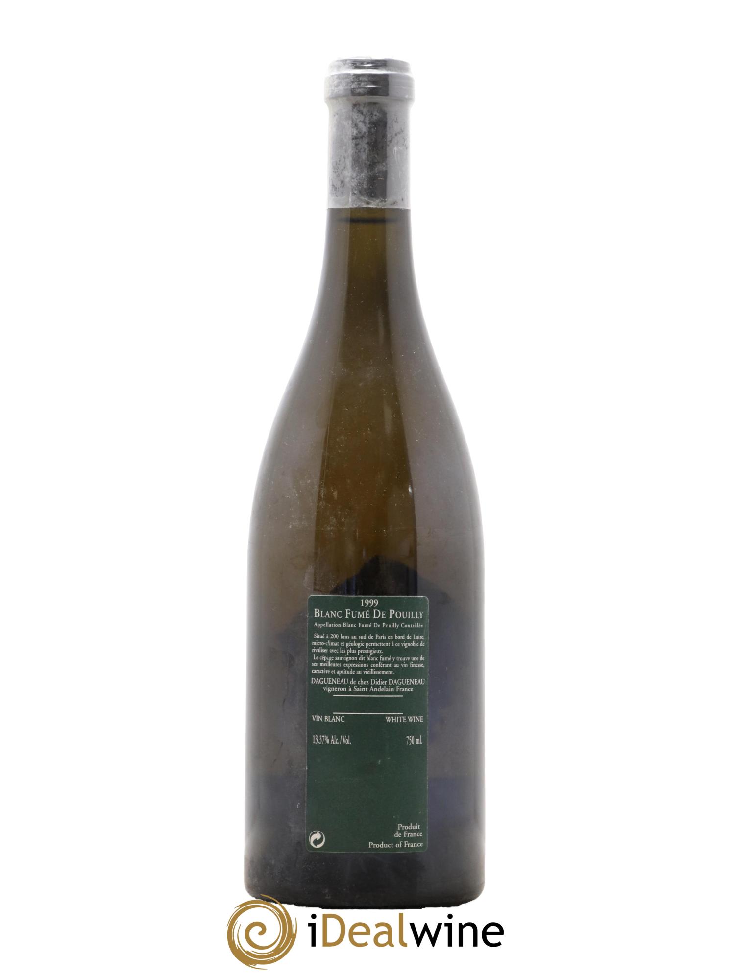 Vin de France (anciennement Pouilly-Fumé) Silex Dagueneau (Domaine Didier - Louis-Benjamin) 1999 - Lot de 1 bouteille - 1
