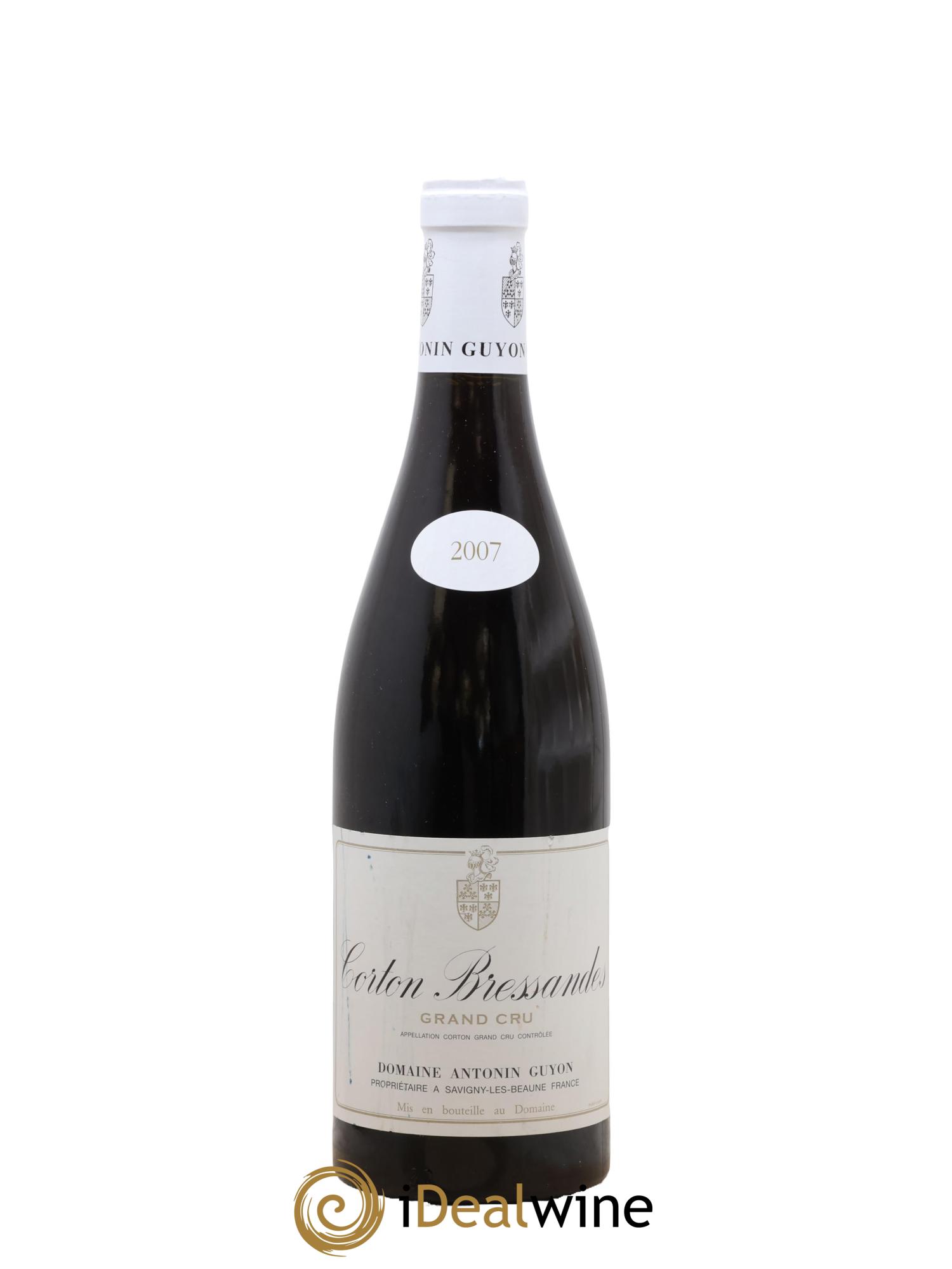 Corton Grand Cru Bressandes Antonin Guyon 2007 - Lot de 1 bouteille - 0