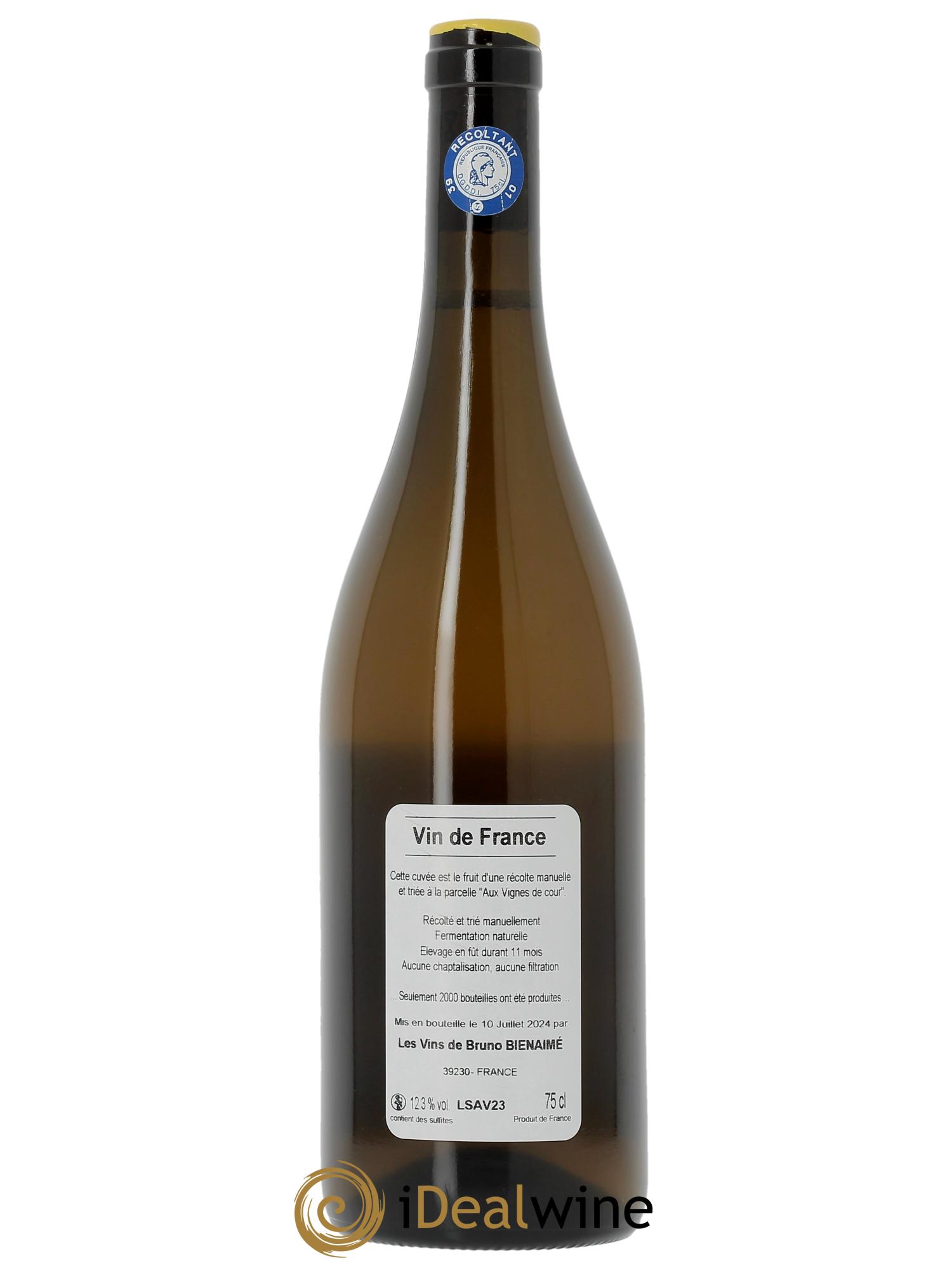Côtes du Jura Savagnin Bruno Bienaimé  2023 - Lot de 1 bouteille - 1