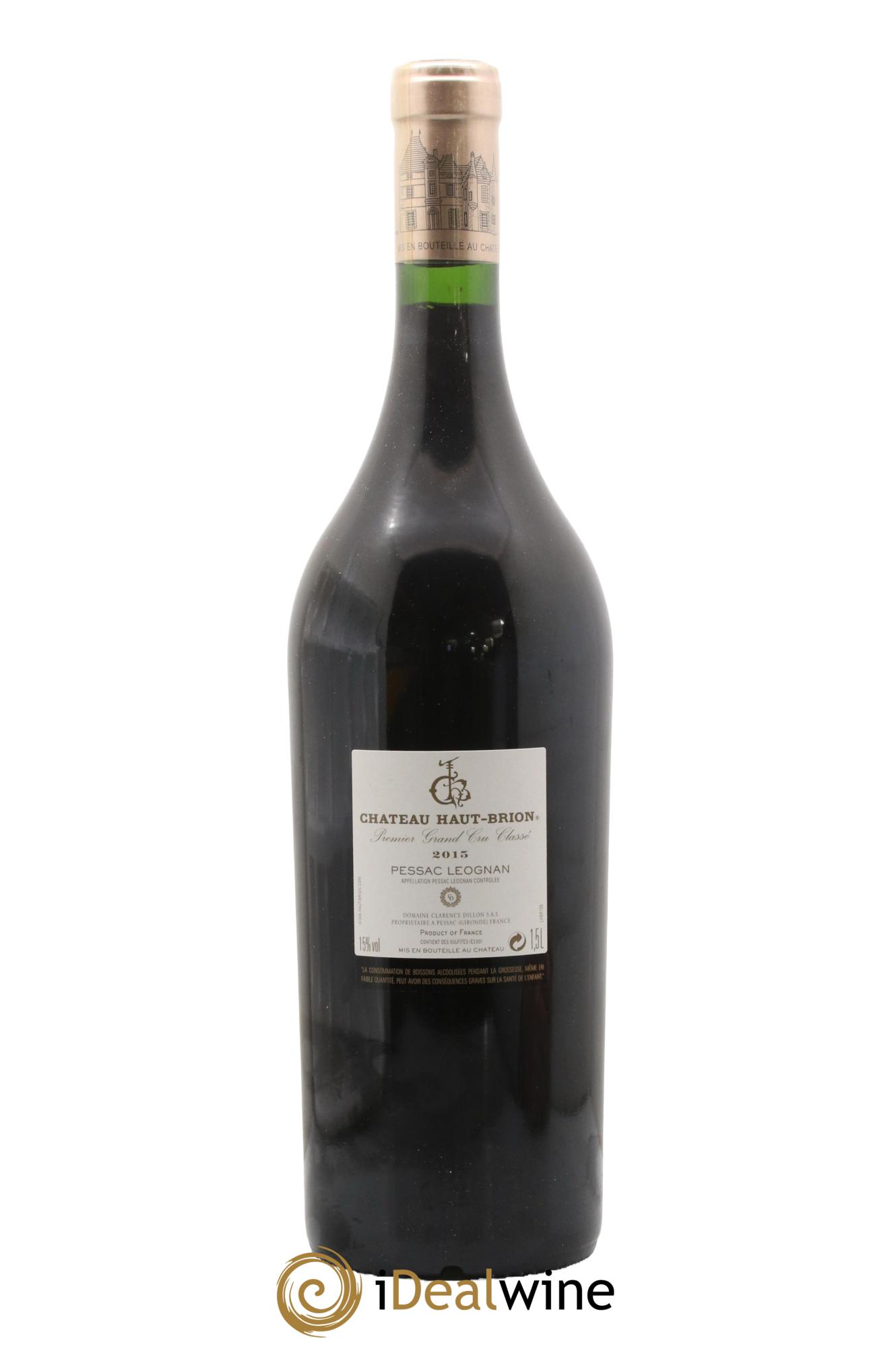 Château Haut Brion 1er Grand Cru Classé 2015 - Lot of 1 magnum - 2