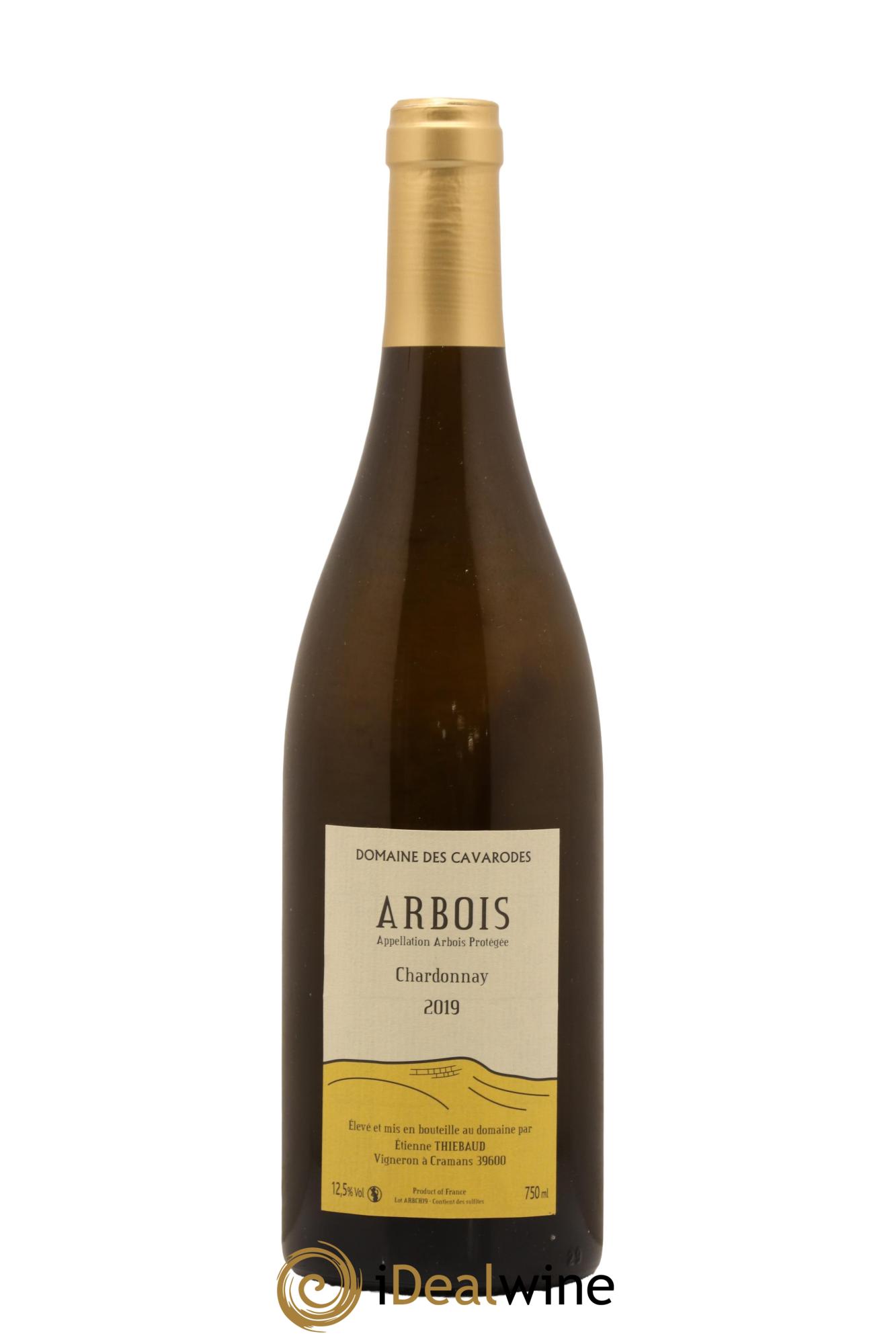 Arbois Chardonnay Cavarodes (Domaine des) - Etienne Thiébaud 2019 - Lot de 1 bouteille - 0