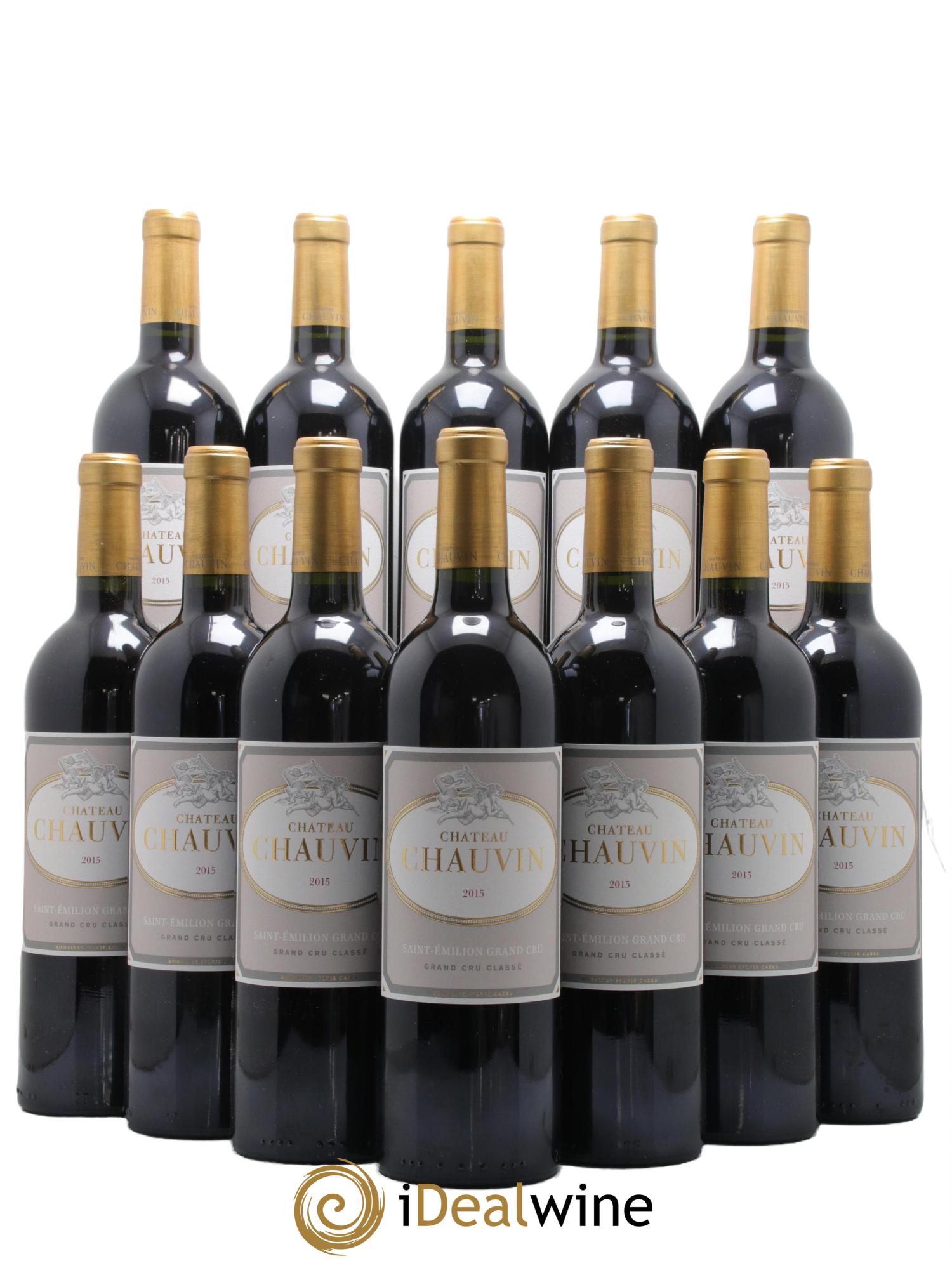 Château Chauvin Grand Cru Classé 2015 - Lot de 12 bouteilles - 0