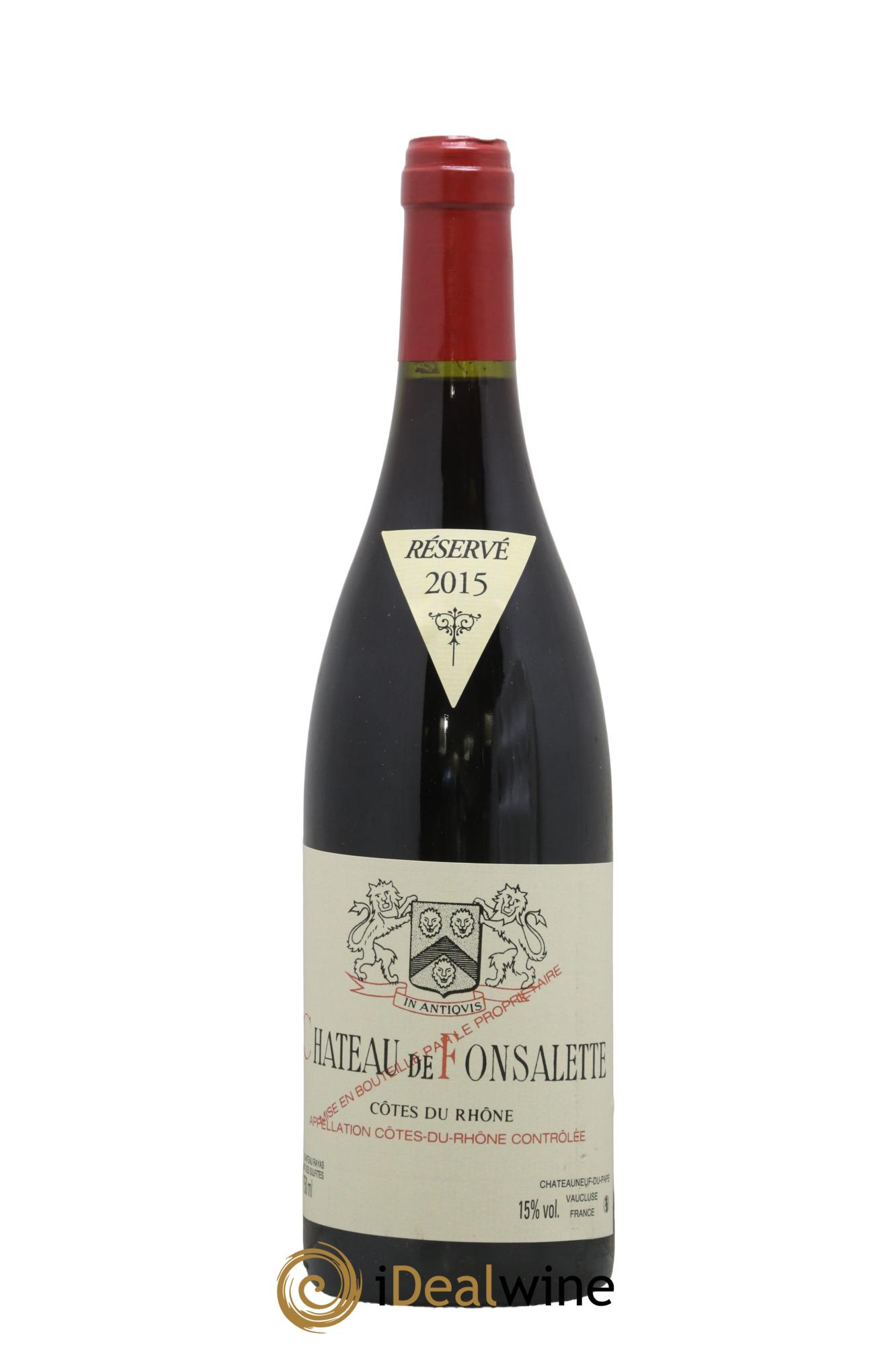Côtes-du-Rhône Château de Fonsalette Emmanuel Reynaud 2015 - Lotto di 1 bottiglia - 0