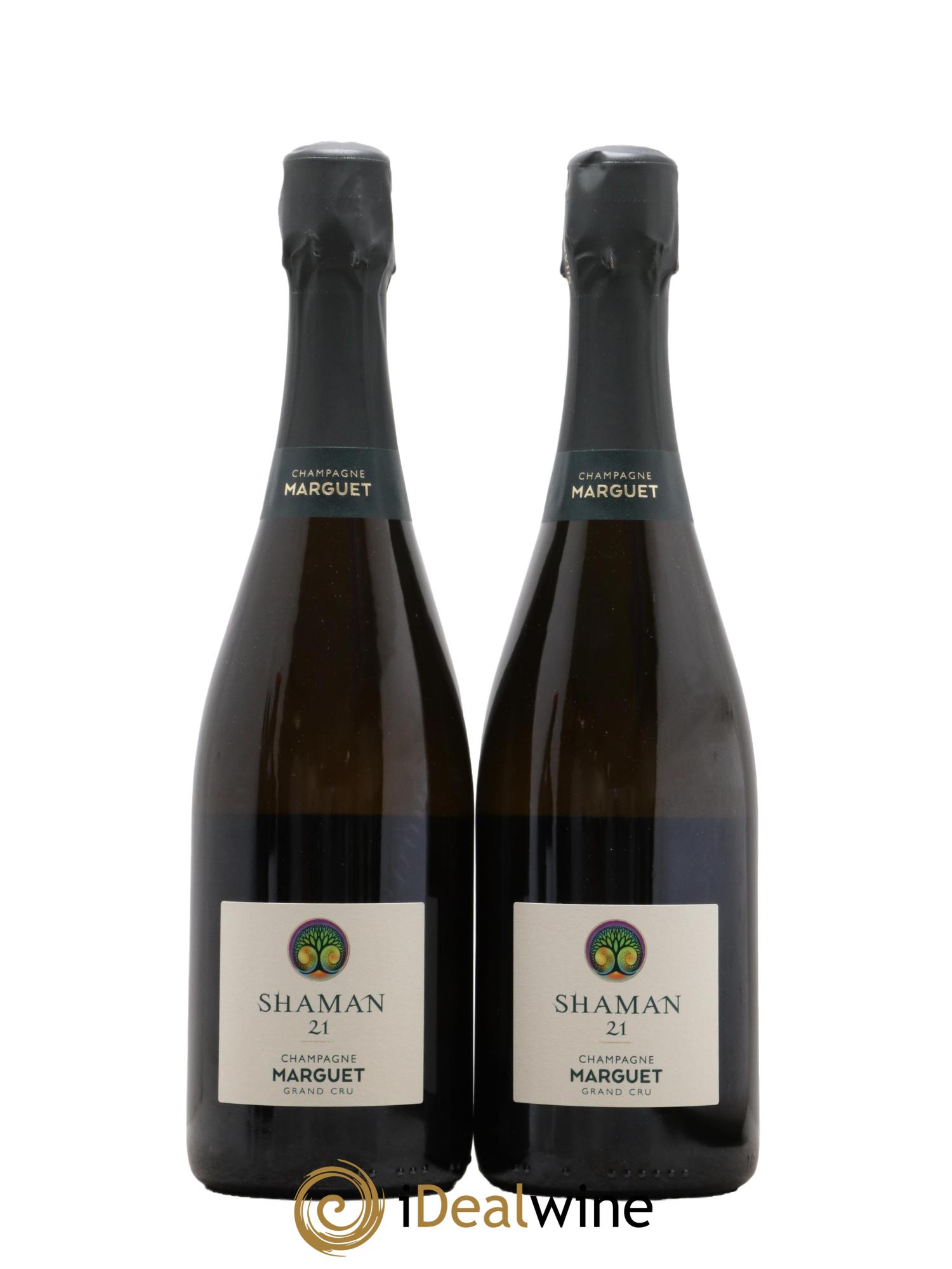 Shaman 21 Grand Cru Brut Nature Marguet 2021 - Lot de 2 bouteilles - 0