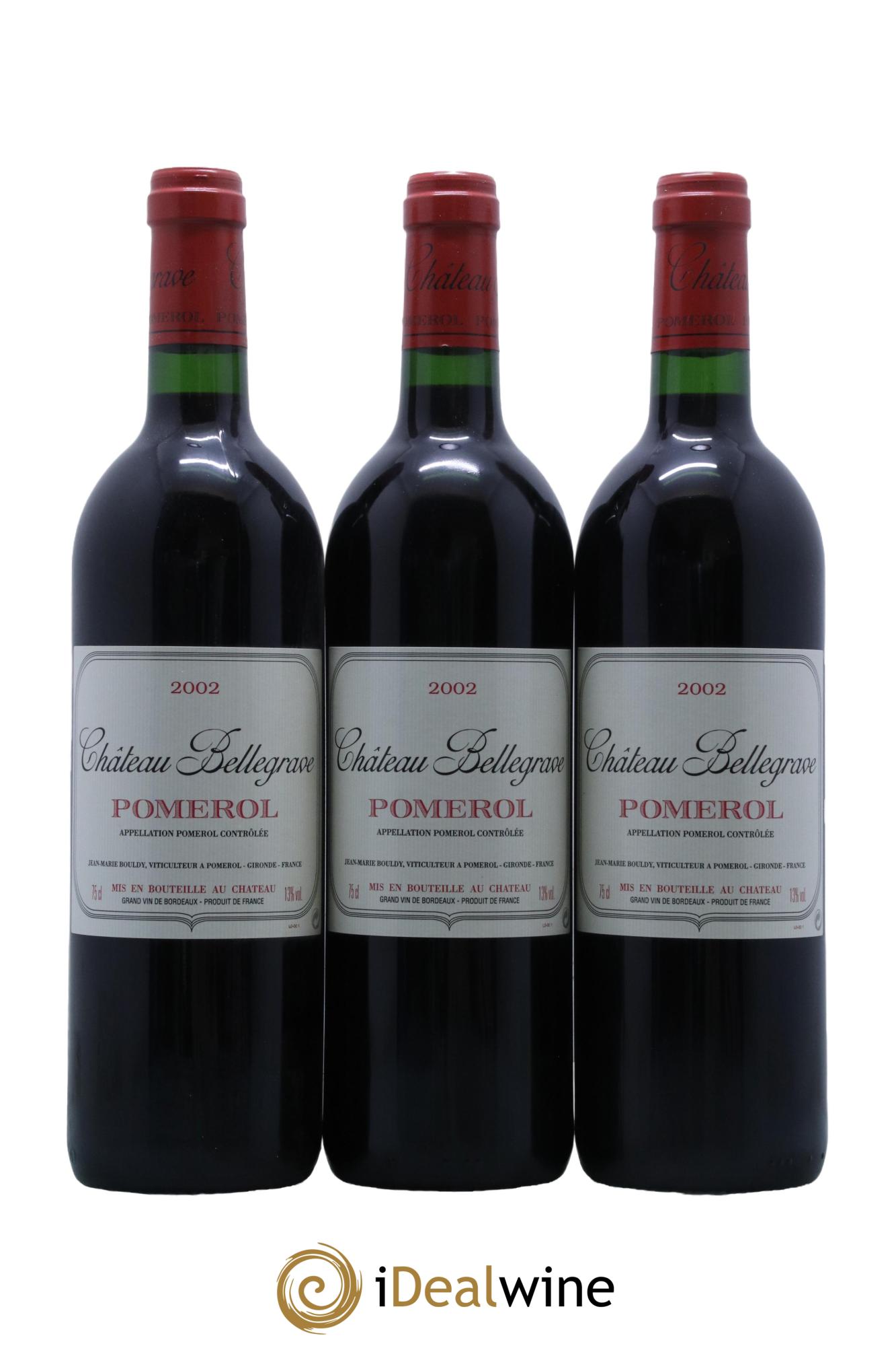 Château Bellegrave 2002 - Lot de 12 bouteilles - 1