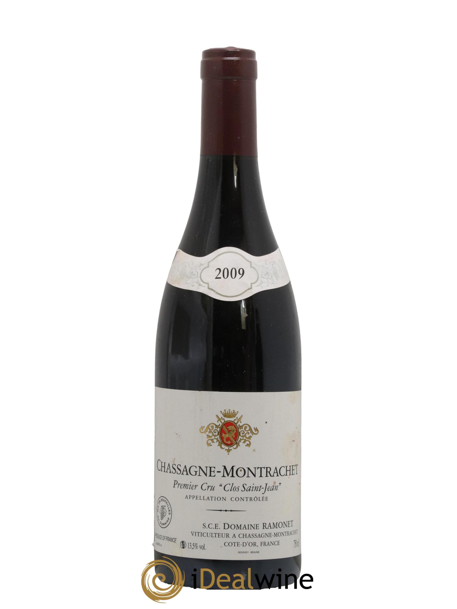 Chassagne-Montrachet 1er Cru Clos Saint-Jean Ramonet (Domaine) 2009 - Lot de 1 bouteille - 0