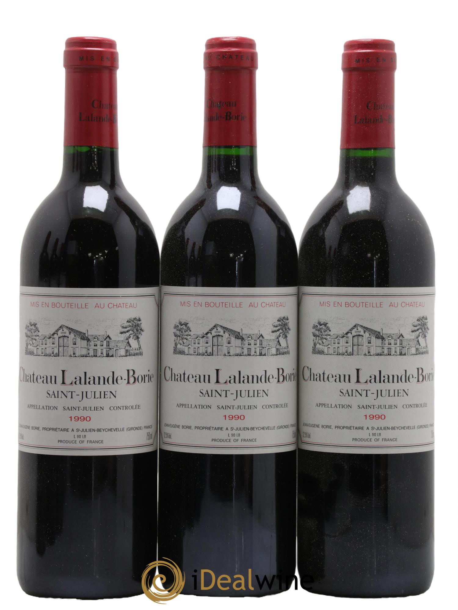 Château Lalande Borie 1990 - Lot de 12 bouteilles - 2