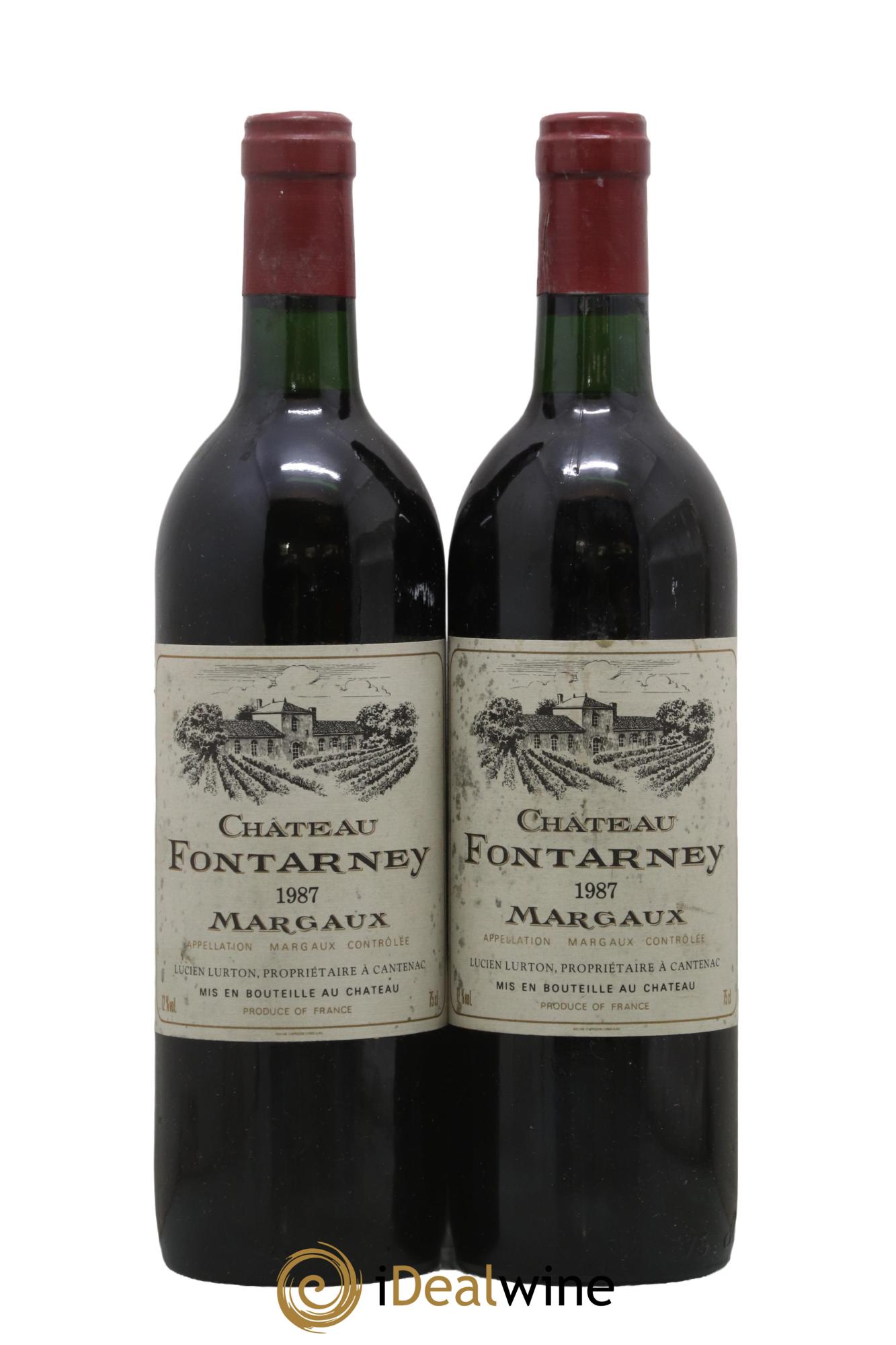 Margaux Château Fontarney 1987 - Posten von 2 Flaschen - 0