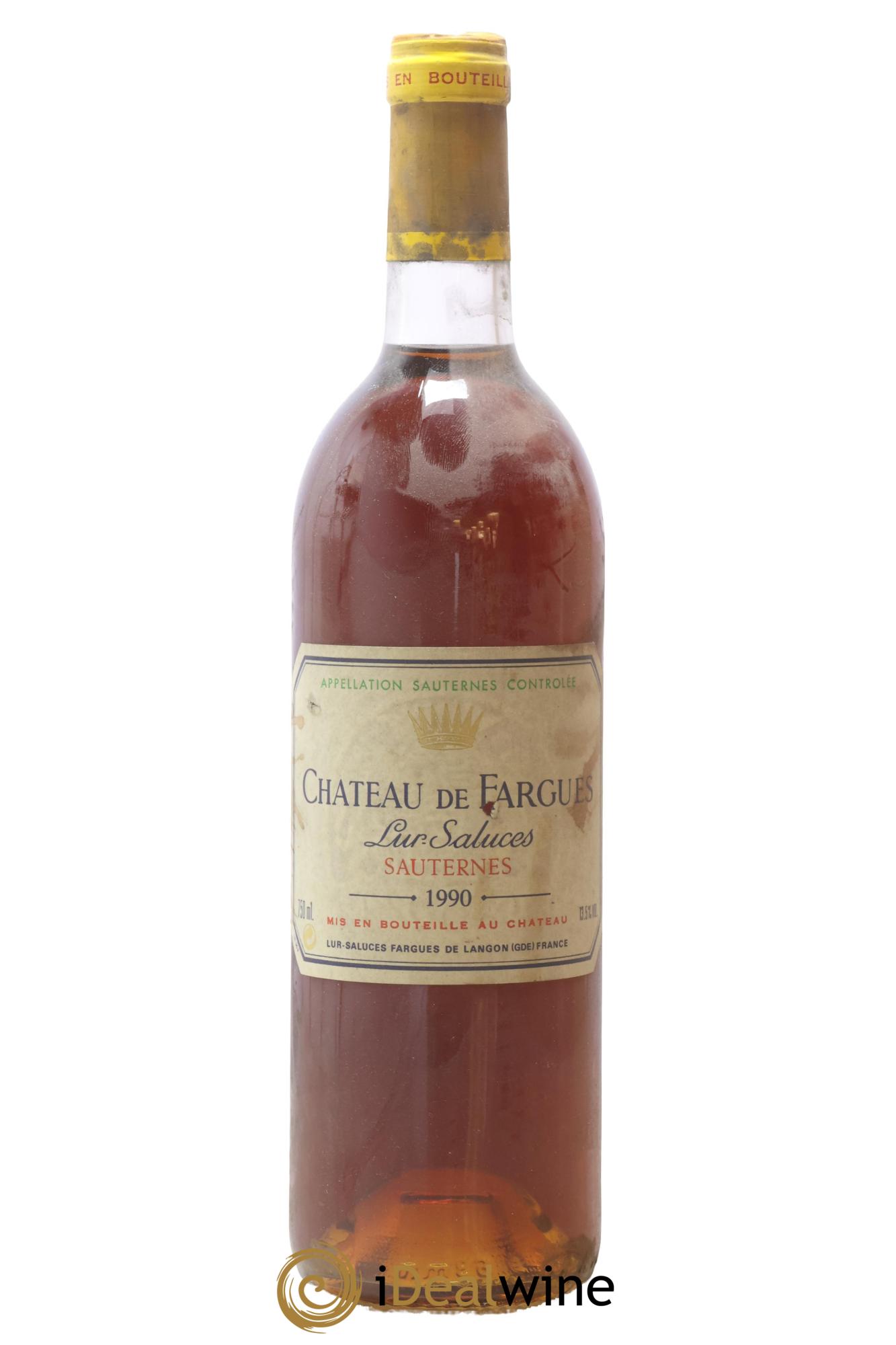 Château de Fargues 1990 - Posten von 1 Flasche - 0