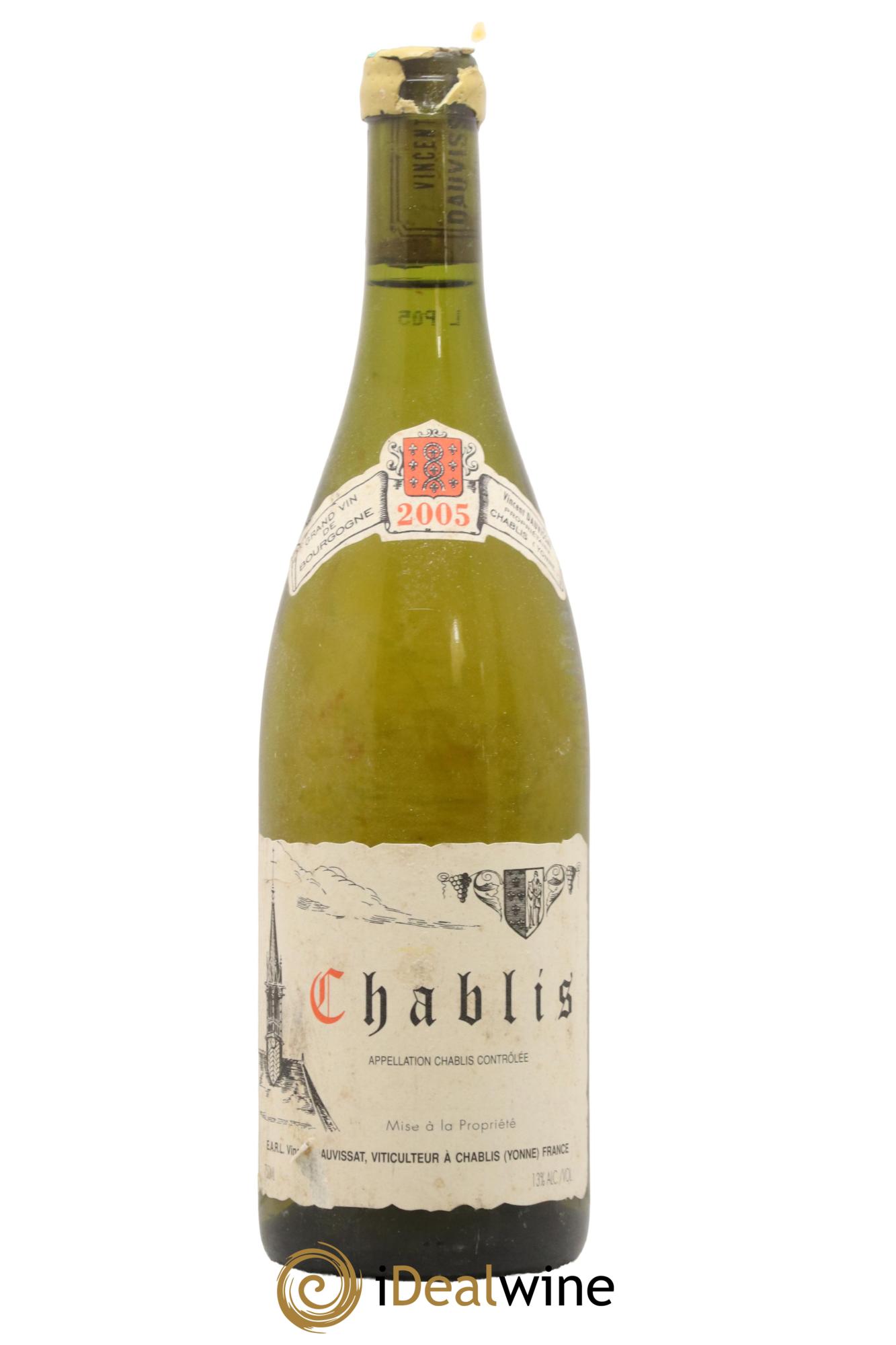 Chablis Vincent Dauvissat (Domaine) 2005 - Lot de 1 bouteille - 0