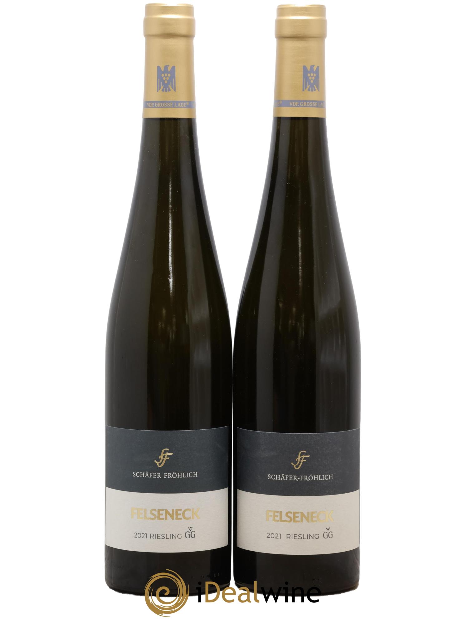 Riesling Trocken GG Bockenauer Felseneck Schäfer-Fröhlich 2021 - Posten von 2 Flaschen - 0