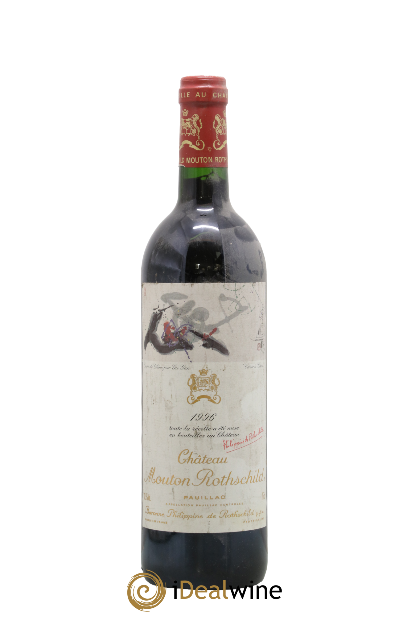 Château Mouton Rothschild 1er Grand Cru Classé 1996 - Lot de 1 bouteille - 0
