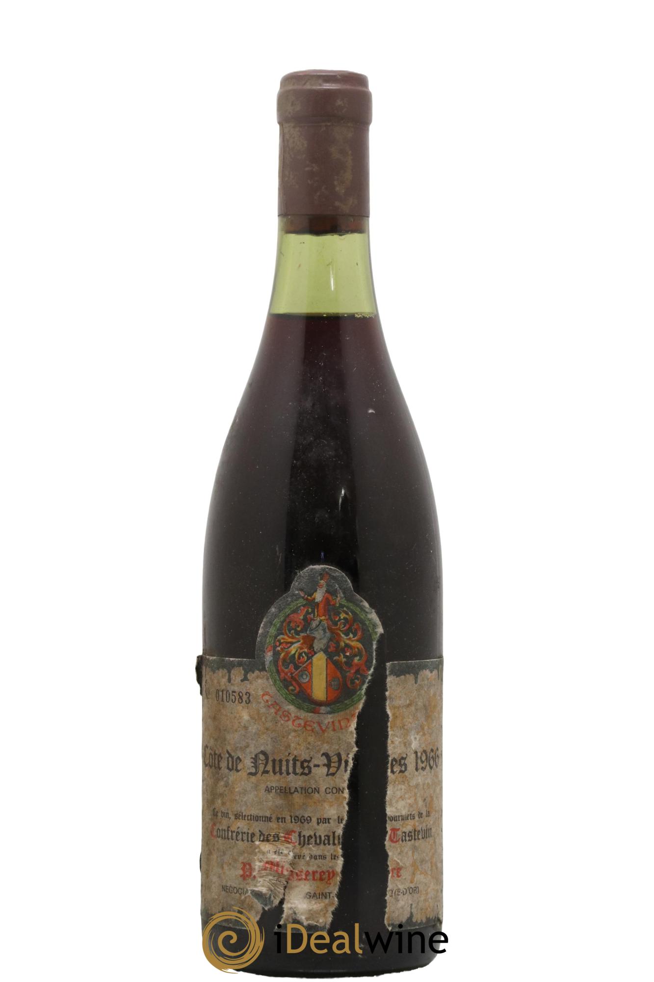 Côte de Nuits-Villages Confrerie des Chevaliers du Taste Vinnage Domaine Misserey & Frères 1966 - Lot de 1 bouteille - 0