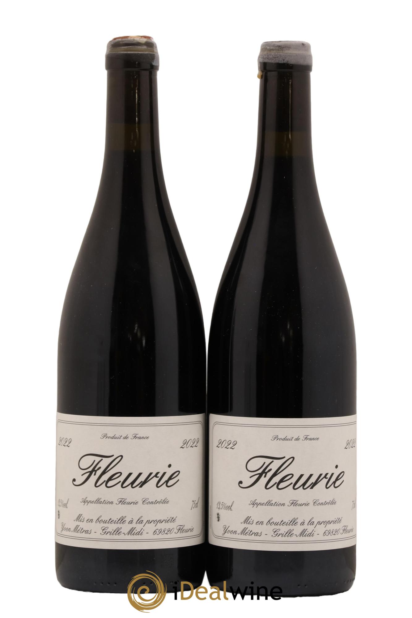 Fleurie Yvon Métras 2022 - Lot de 2 bouteilles - 0