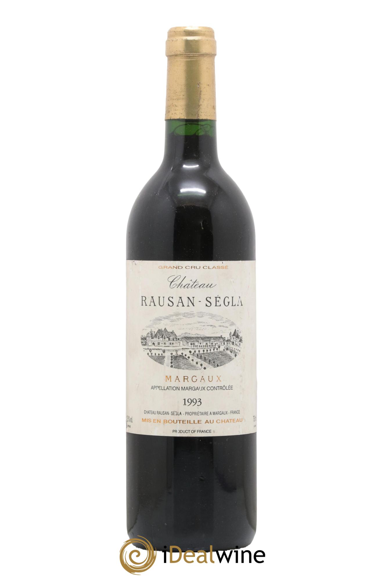 Château Rauzan Ségla Grand Cru Classé 1993 - Lot de 1 bouteille - 0