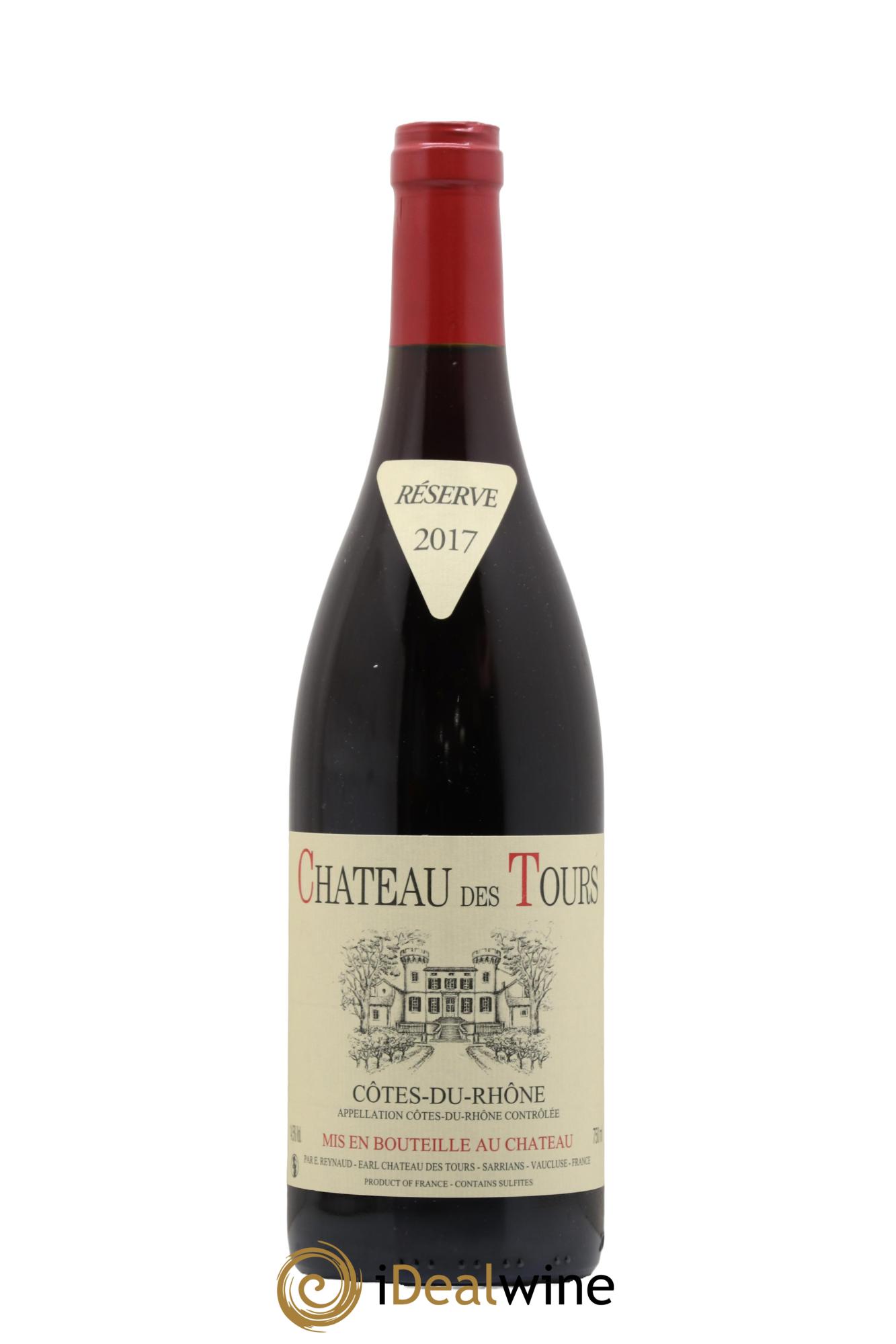 Côtes-du-Rhône Château des Tours Emmanuel Reynaud 2017 - Lot de 1 bouteille - 0