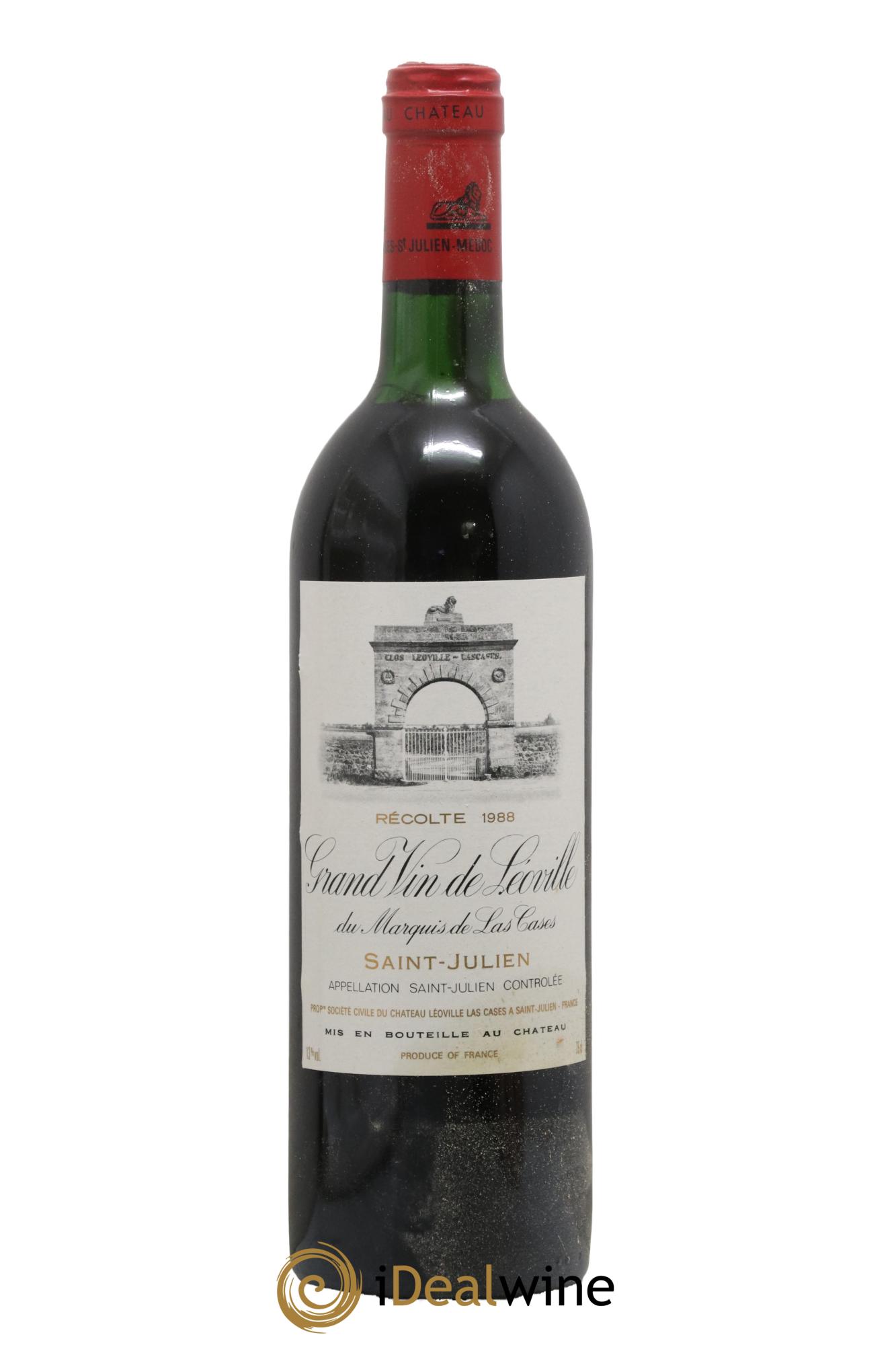Château Léoville Las Cases 2ème Grand Cru Classé 1988 - Lot de 1 bouteille - 0