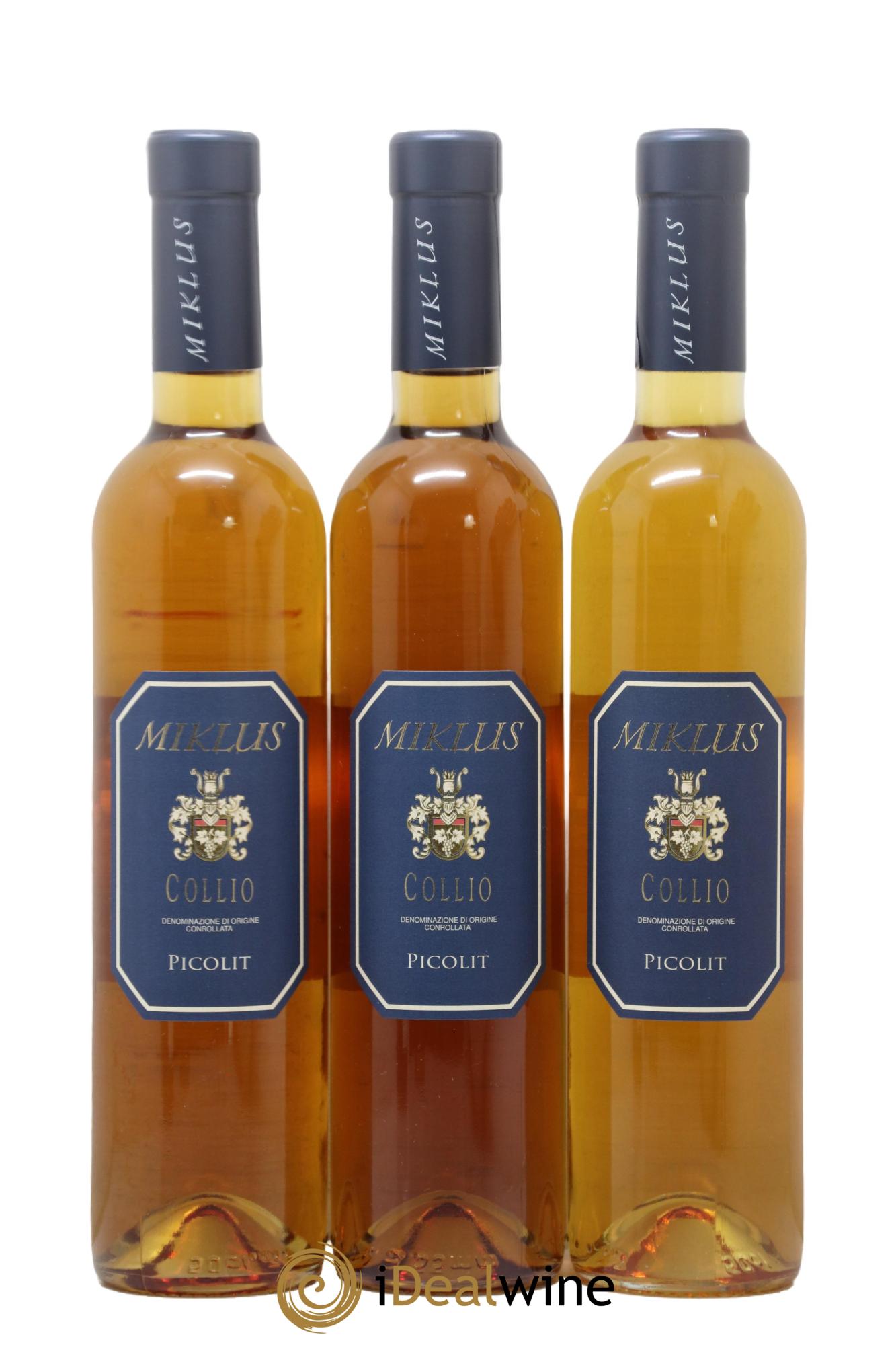 Italie Collio DOC Picolit Azienda Agricola Graga Miklus 2011 - Lotto di 3 formati 50cl - 0