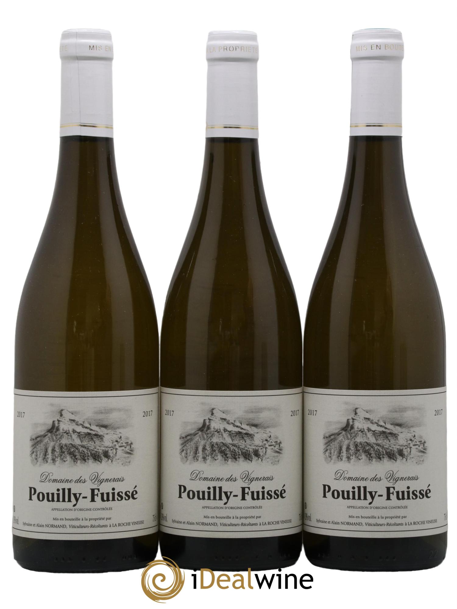 Pouilly-Fuissé Sylvaine et Alain Normand 2017 - Lot de 3 bouteilles - 0