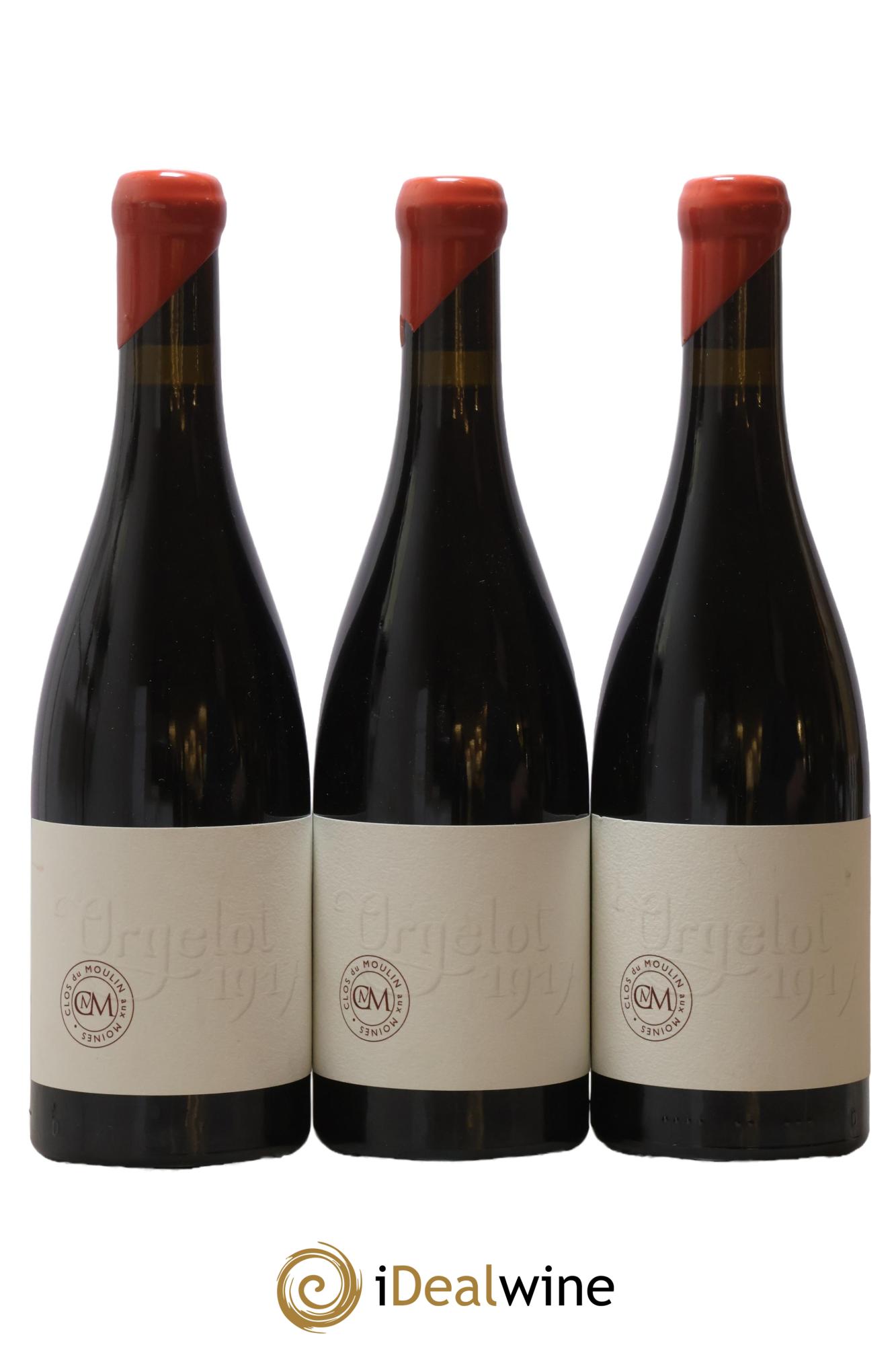 Pommard 1er Cru Orgelot 1917 Clos du Moulin aux Moines 2017 - Lot of 3 bottles - 0
