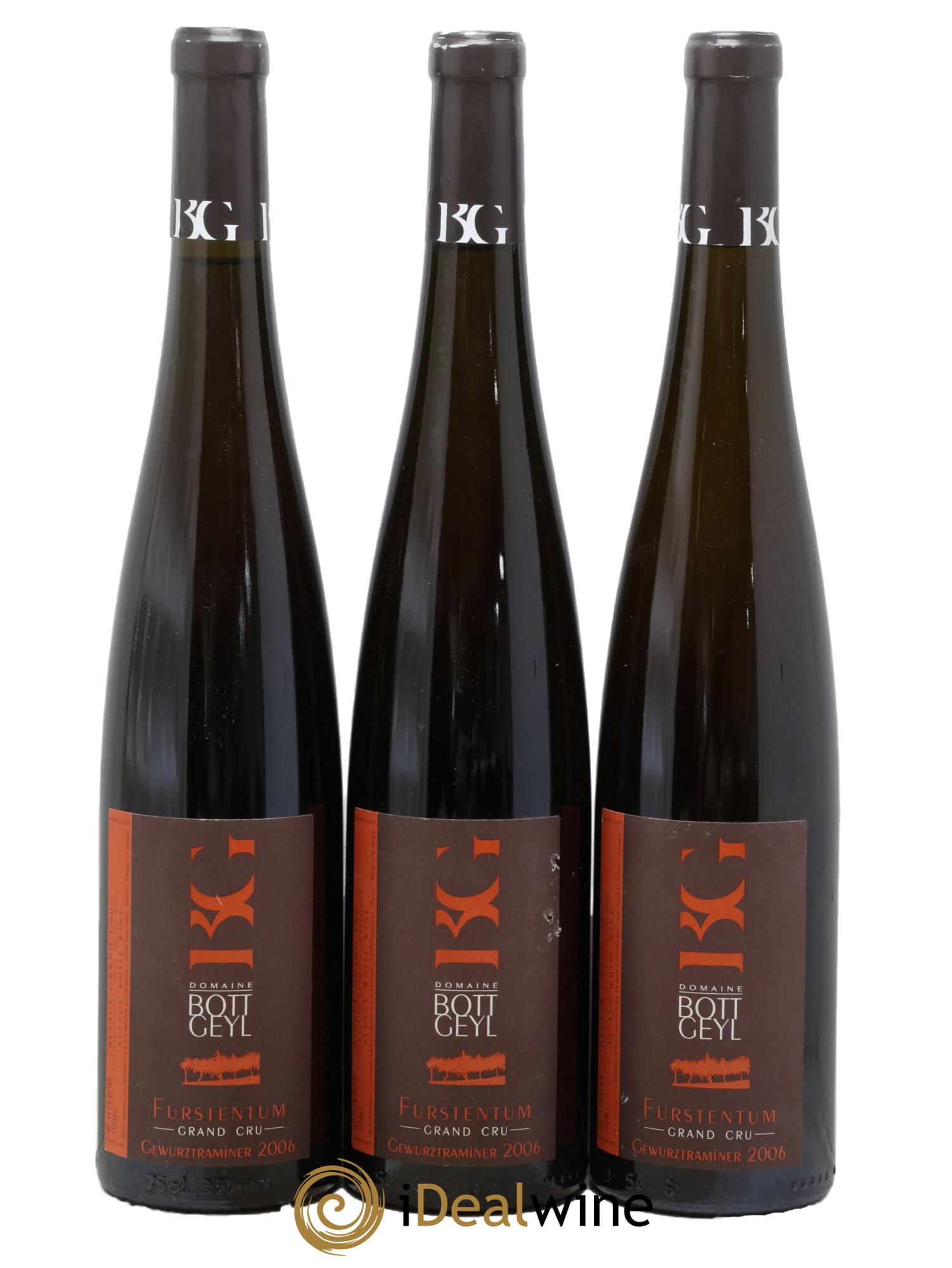 Alsace Gewurztraminer Grand Cru Furstentum Bott-Geyl (Domaine) 2006 - Lotto di 3 bottiglie - 0