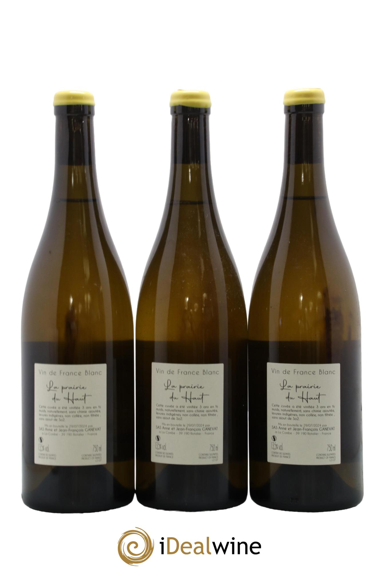 Vin de Table La Prairie du Haut Anne & Jean-François Ganevat 2021 - Lot de 3 bouteilles - 1