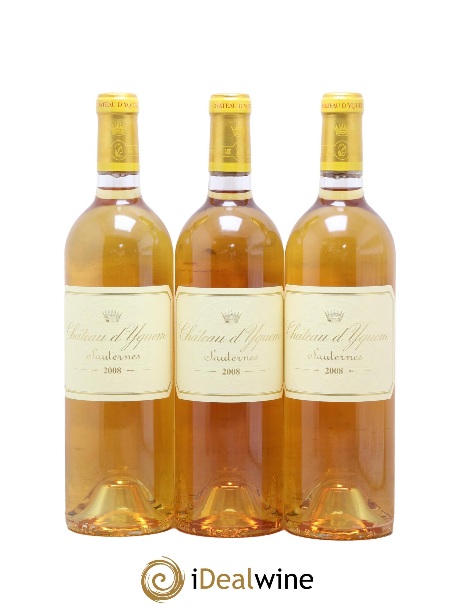 Château d' Yquem 1er Cru Classé Supérieur 2008 - Lot de 6 bouteilles - 3