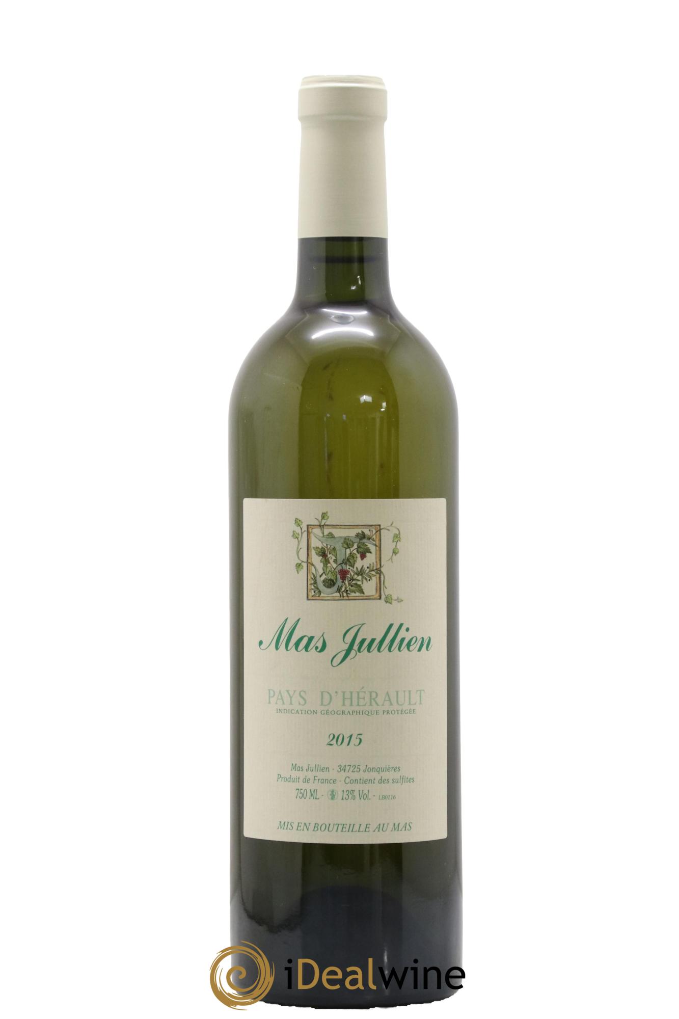 Pays d'Hérault Mas Jullien Olivier Jullien 2015 - Lot de 1 bouteille - 0