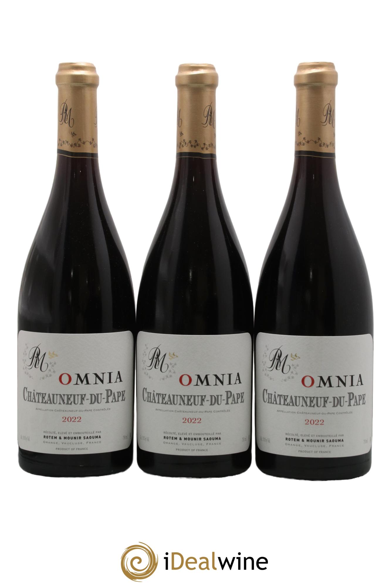 Châteauneuf-du-Pape Omnia Rotem et Mounir Saouma 2022 - Lot de 3 bouteilles - 0